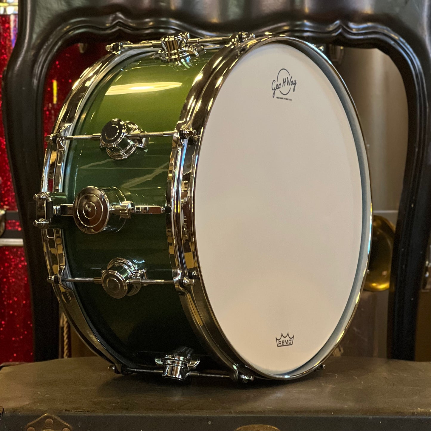 NEW George Way 6.5x14 Aristocrat Studio Model in Kaddy Green