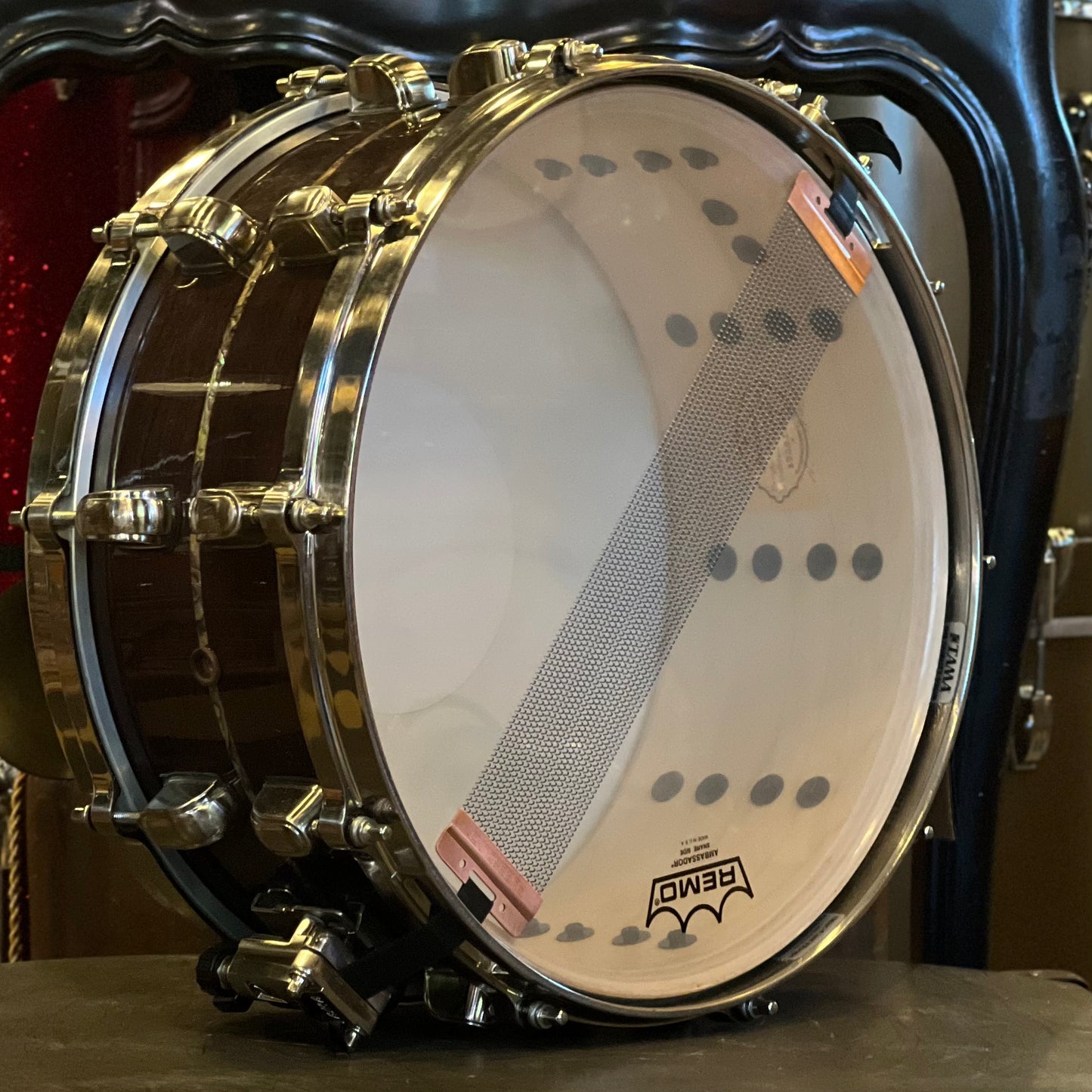 USED Tama 6.5x14 Starclassic G Maple Snare Drum in Midnight Storm