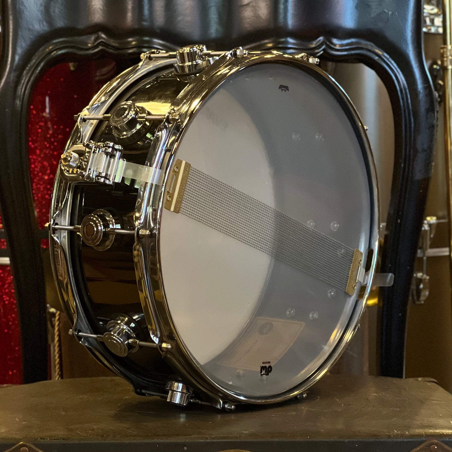 USED DW Collector's 5x14 Black Nickel over Brass Snare Drum