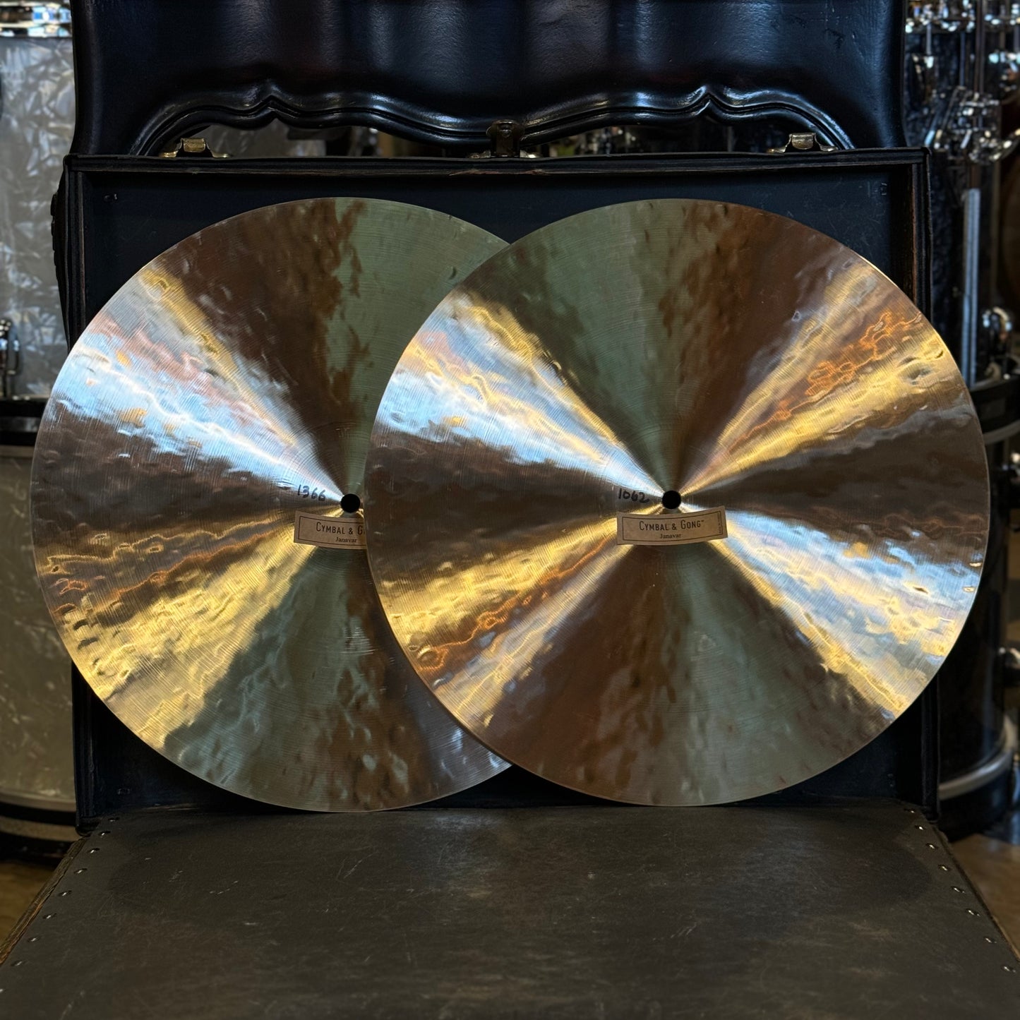 NEW Cymbal & Gong 16" Janavar Hi-Hat Cymbals - 1062/1366g