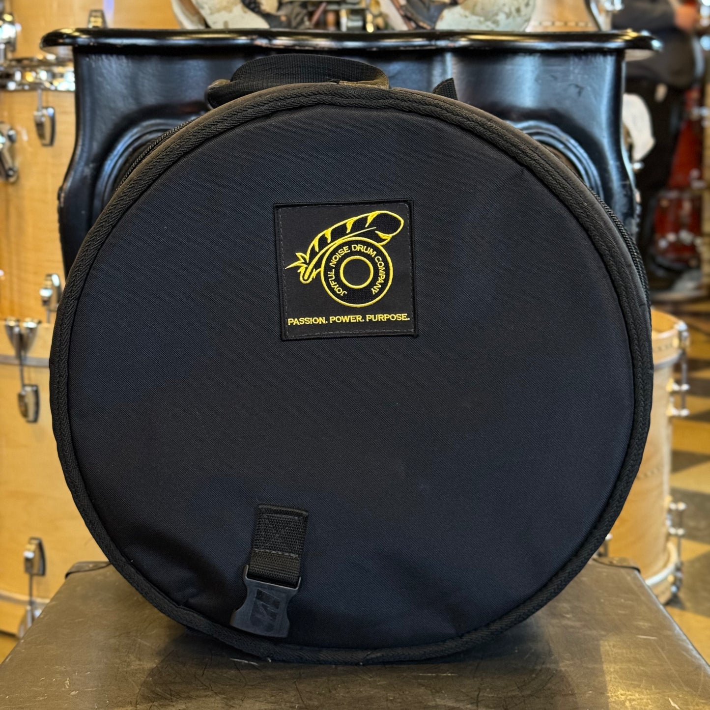 USED Joyful Noise 5x14 Blackbird Studio Model Snare Drum w/ Case