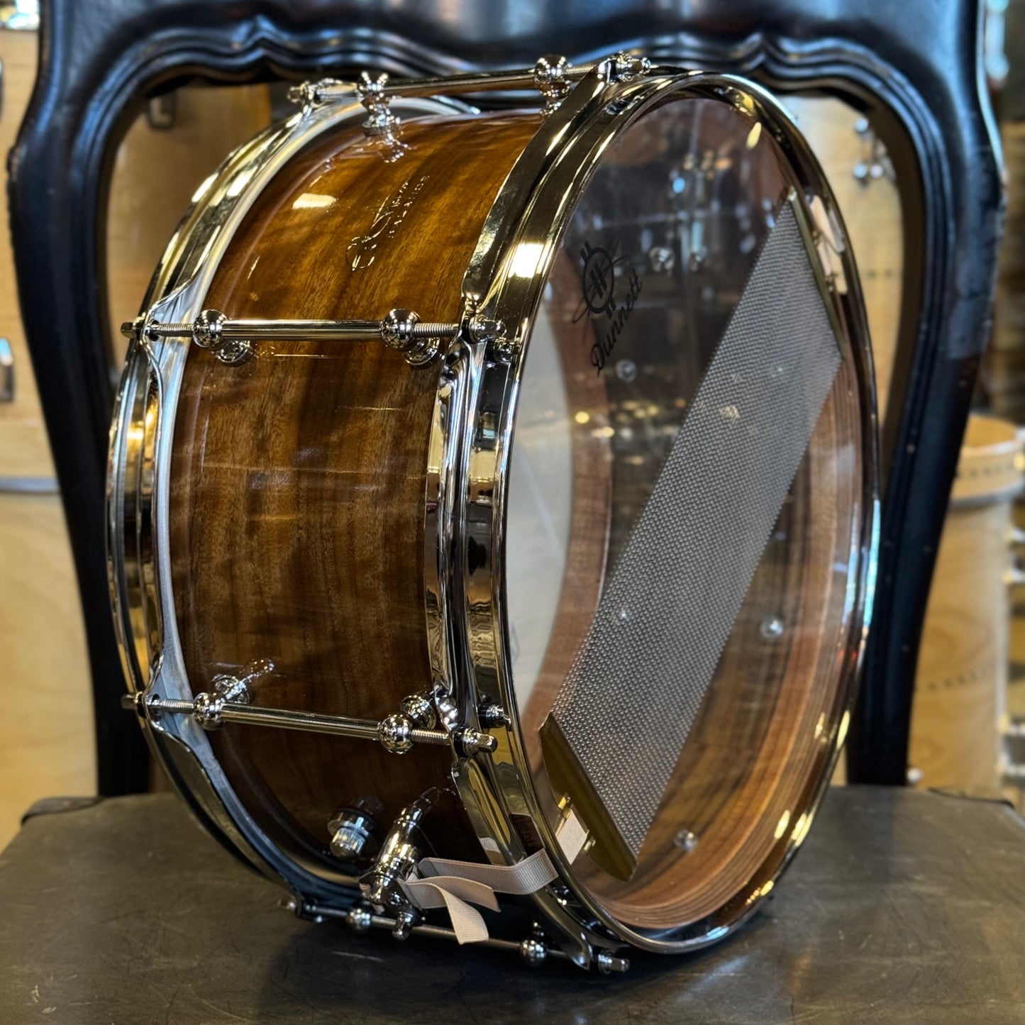 USED Dunnett 6.5x14 Limited Edition Carter McLean Balance Snare Drum