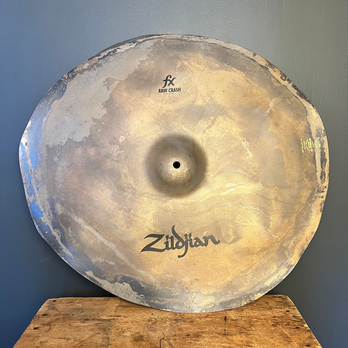 NEW Zildjian FX Raw Crash Cymbal - Small Bell - 2159g