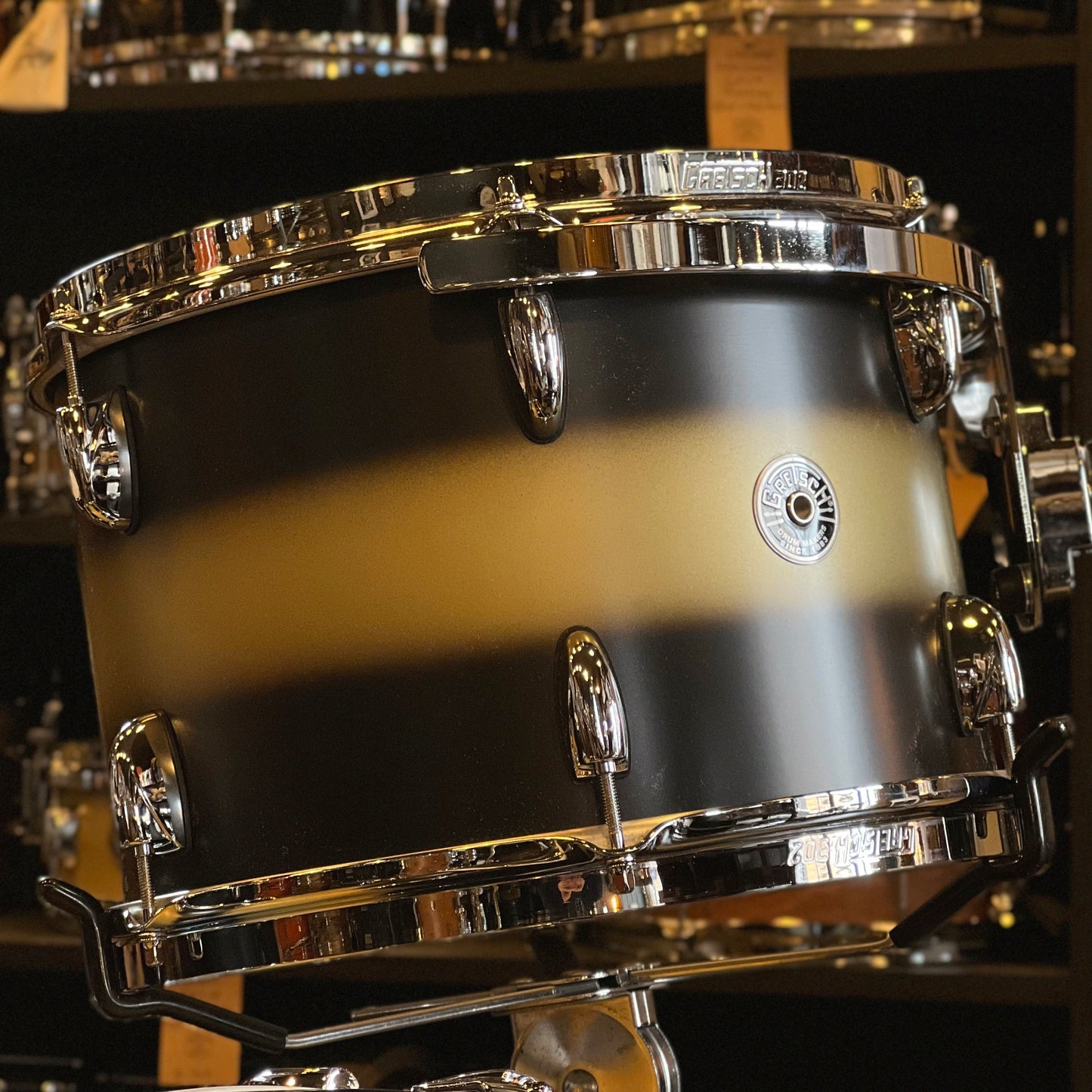NEW Gretsch Brooklyn Drum Set in Black Gold Duco - 14x22, 9x13 ,16x16