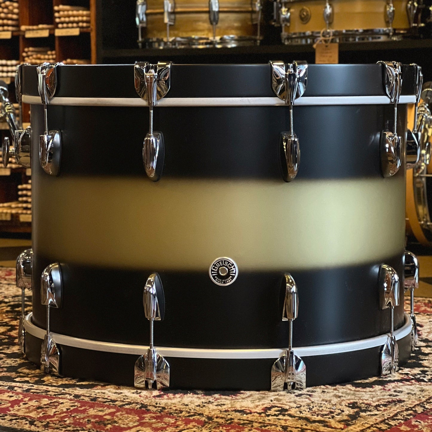 NEW Gretsch Brooklyn Drum Set in Black Gold Duco - 14x22, 9x13 ,16x16