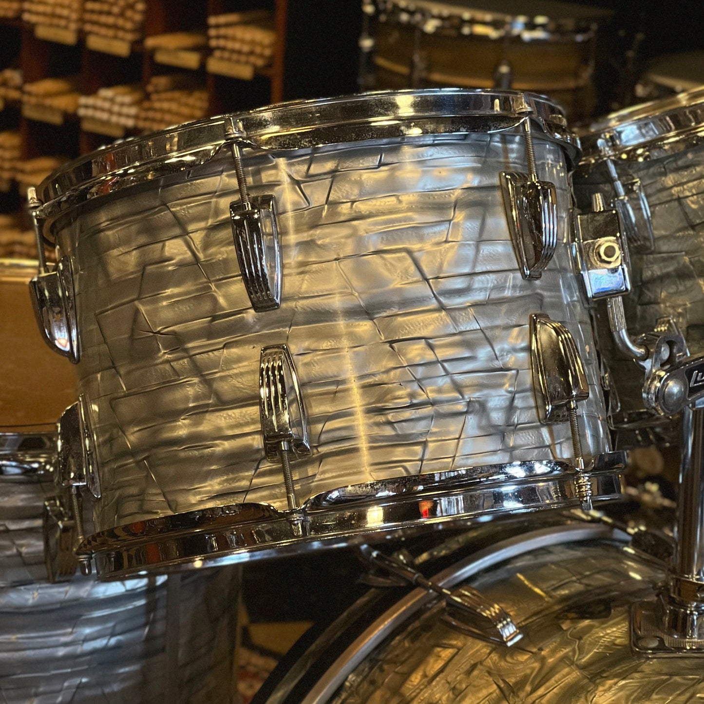 VINTAGE 1970's Ludwig "Player's Hollywood" Outfit in Sky Blue Pearl - 14x22, 8x12, 9x13, 16x16