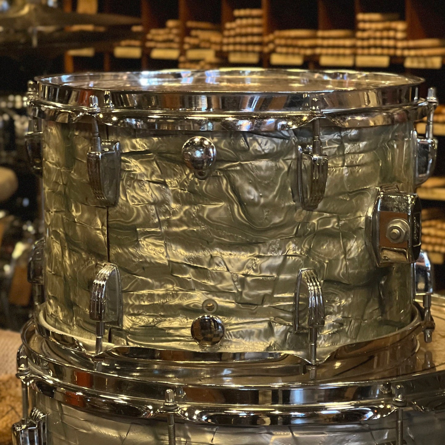 VINTAGE 1970's Ludwig "Player's Hollywood" Outfit in Sky Blue Pearl - 14x22, 8x12, 9x13, 16x16