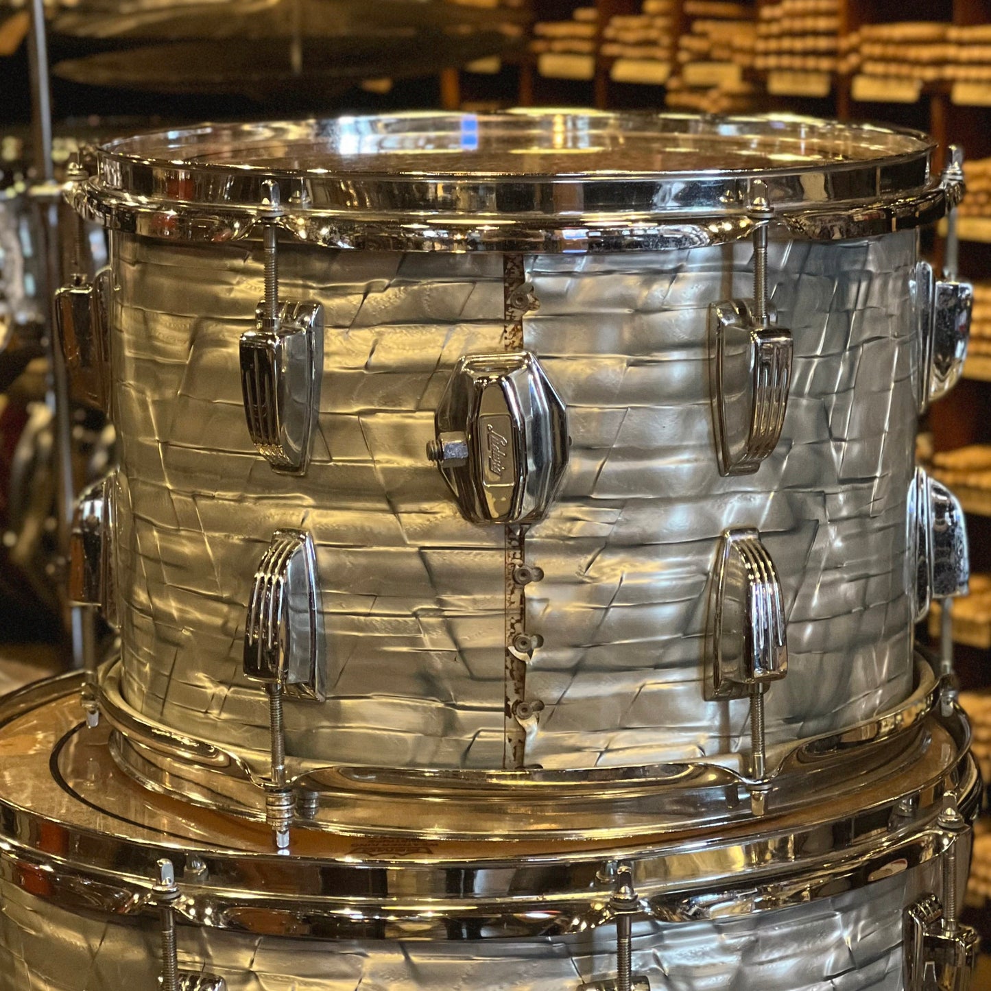 VINTAGE 1970's Ludwig "Player's Hollywood" Outfit in Sky Blue Pearl - 14x22, 8x12, 9x13, 16x16