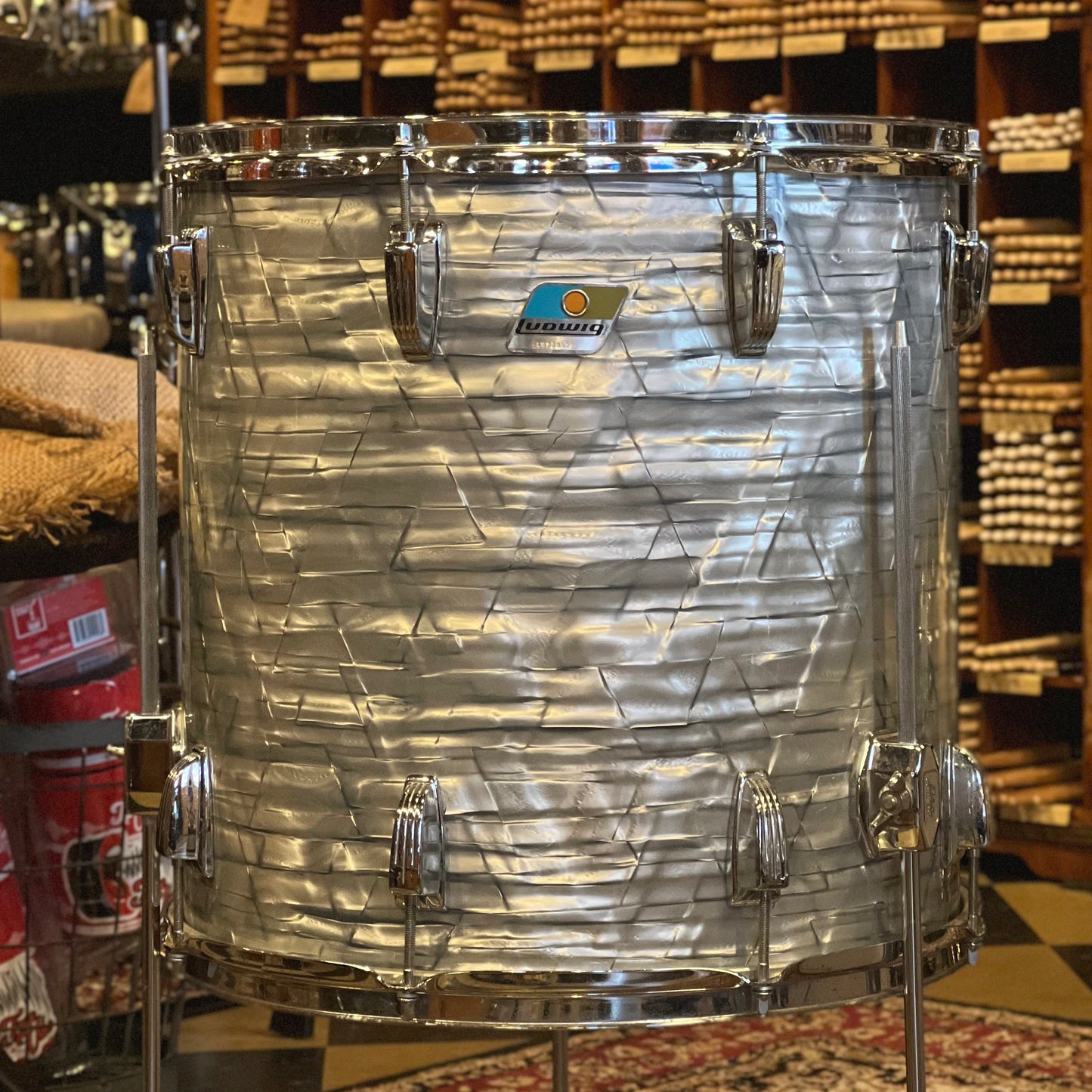 VINTAGE 1970's Ludwig "Player's Hollywood" Outfit in Sky Blue Pearl - 14x22, 8x12, 9x13, 16x16