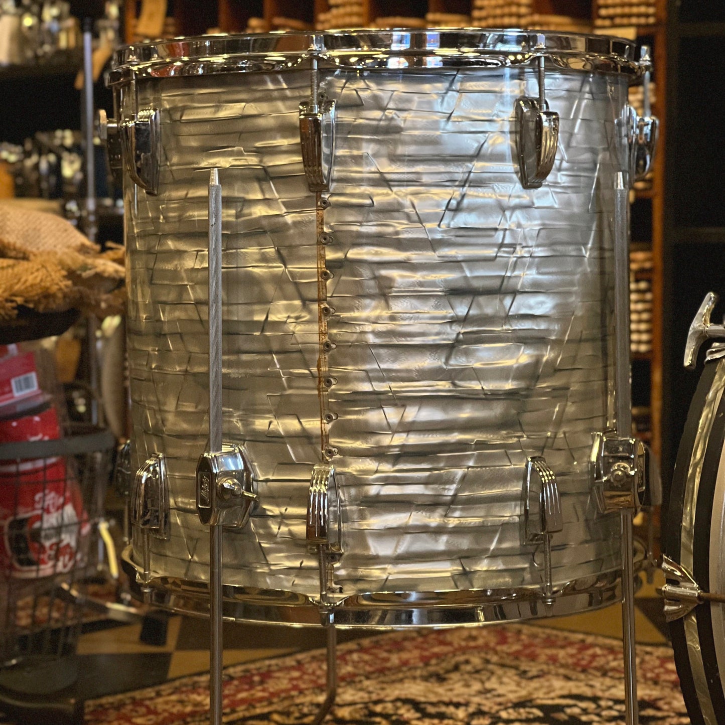 VINTAGE 1970's Ludwig "Player's Hollywood" Outfit in Sky Blue Pearl - 14x22, 8x12, 9x13, 16x16