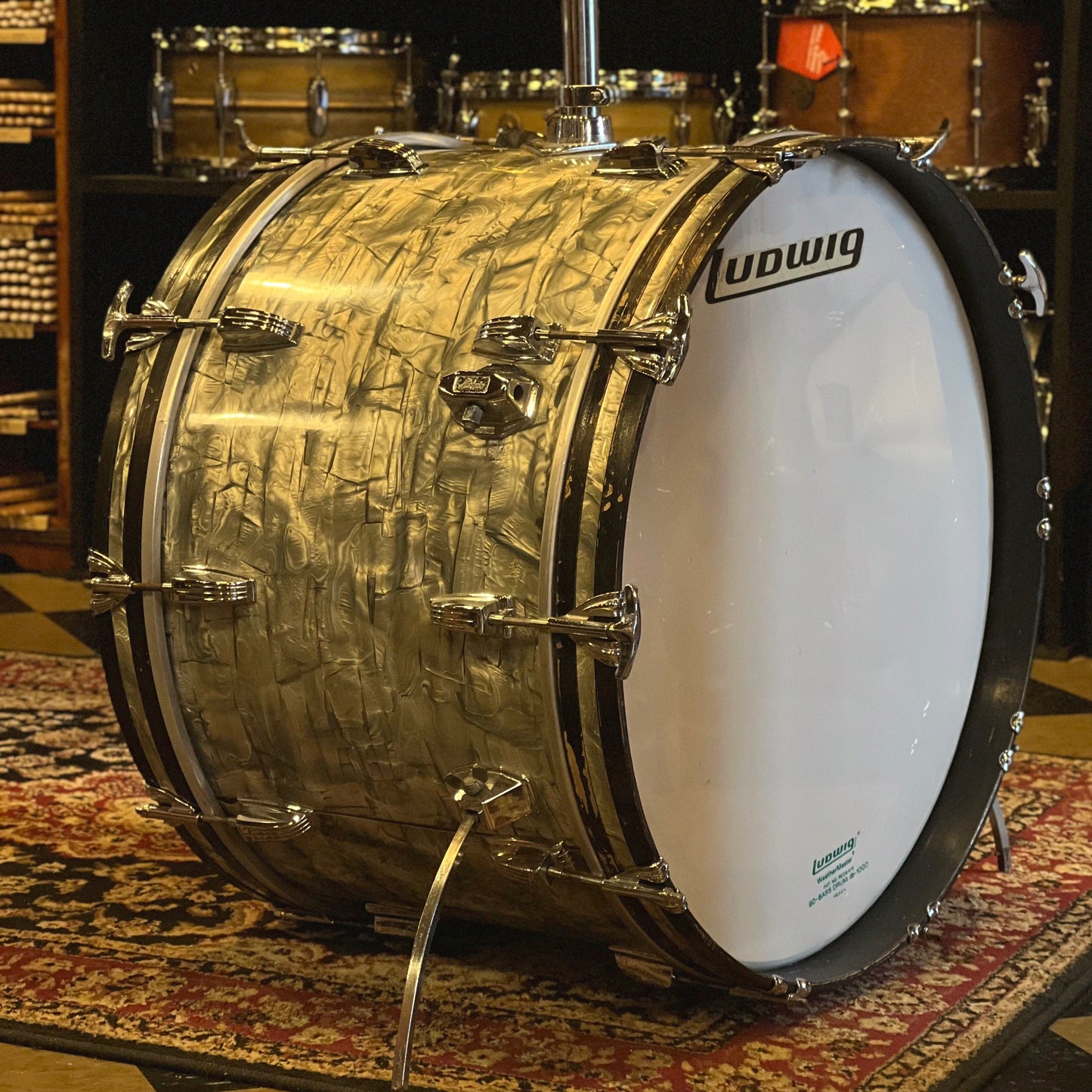 VINTAGE 1970's Ludwig "Player's Hollywood" Outfit in Sky Blue Pearl - 14x22, 8x12, 9x13, 16x16