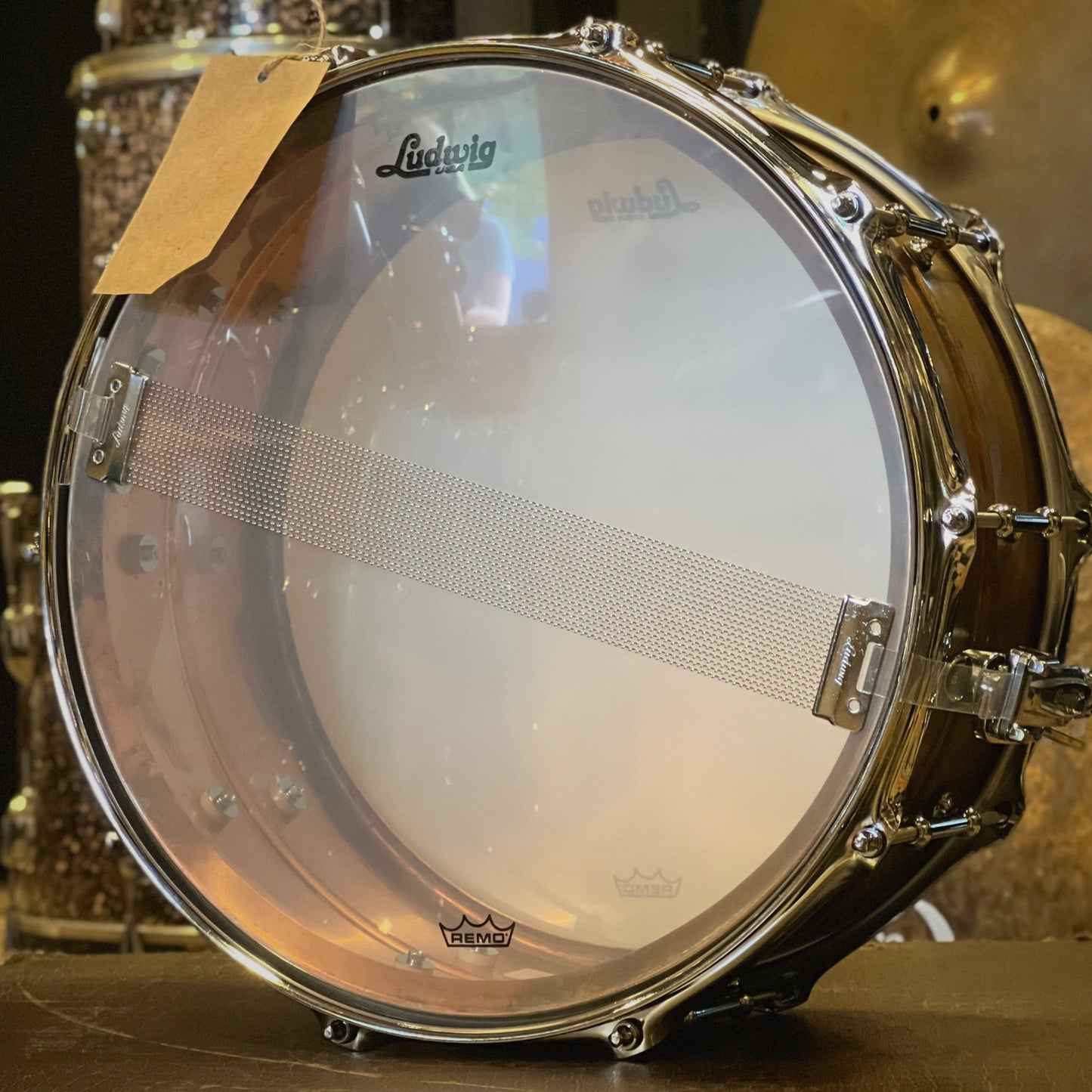 NEW Ludwig 6.5x14 Copperphonic Snare Drum with Raw Shell & Tube Lugs