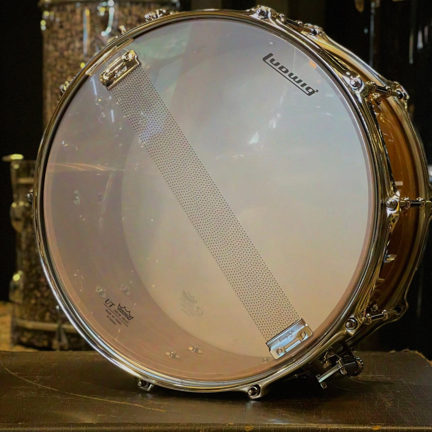 NEW Ludwig 6.5x14 Universal Cherry Snare Drum