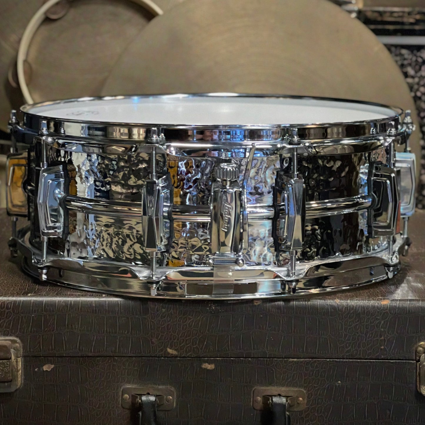NEW Ludwig 5x14 Supraphonic Snare Drum with Hammered Shell & Imperial Lugs