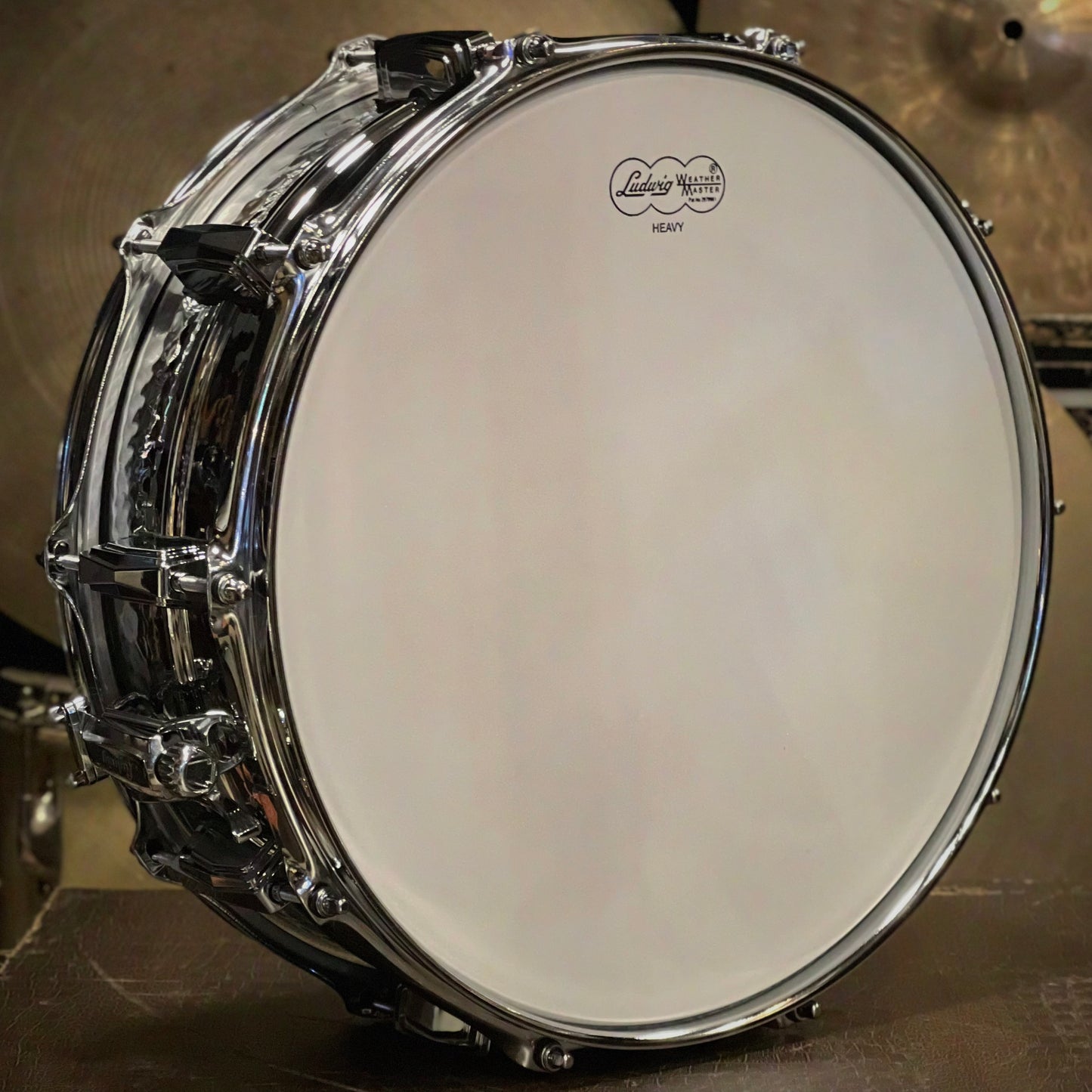NEW Ludwig 5x14 Supraphonic Snare Drum with Hammered Shell & Imperial Lugs