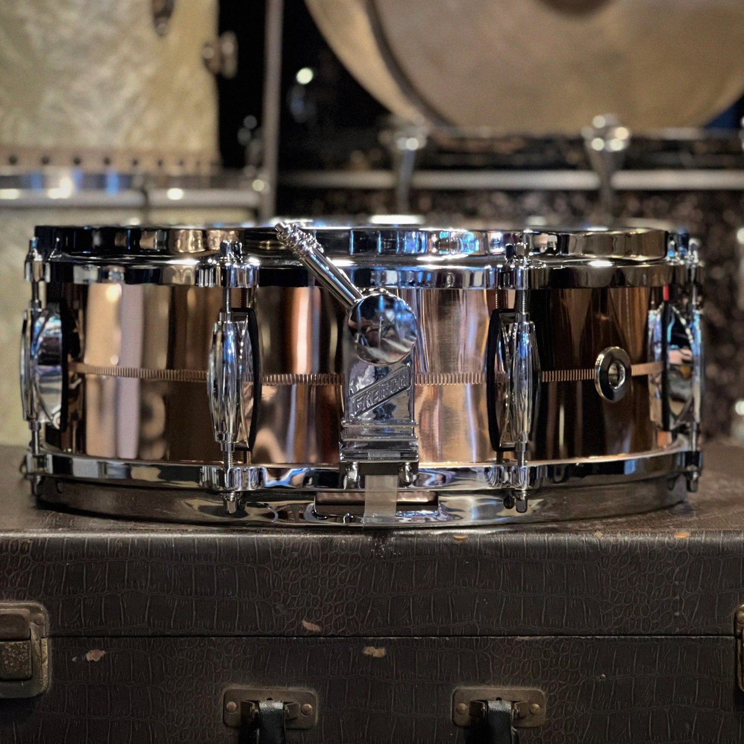 NEW Gretsch 5x14 USA Bronze Snare Drum