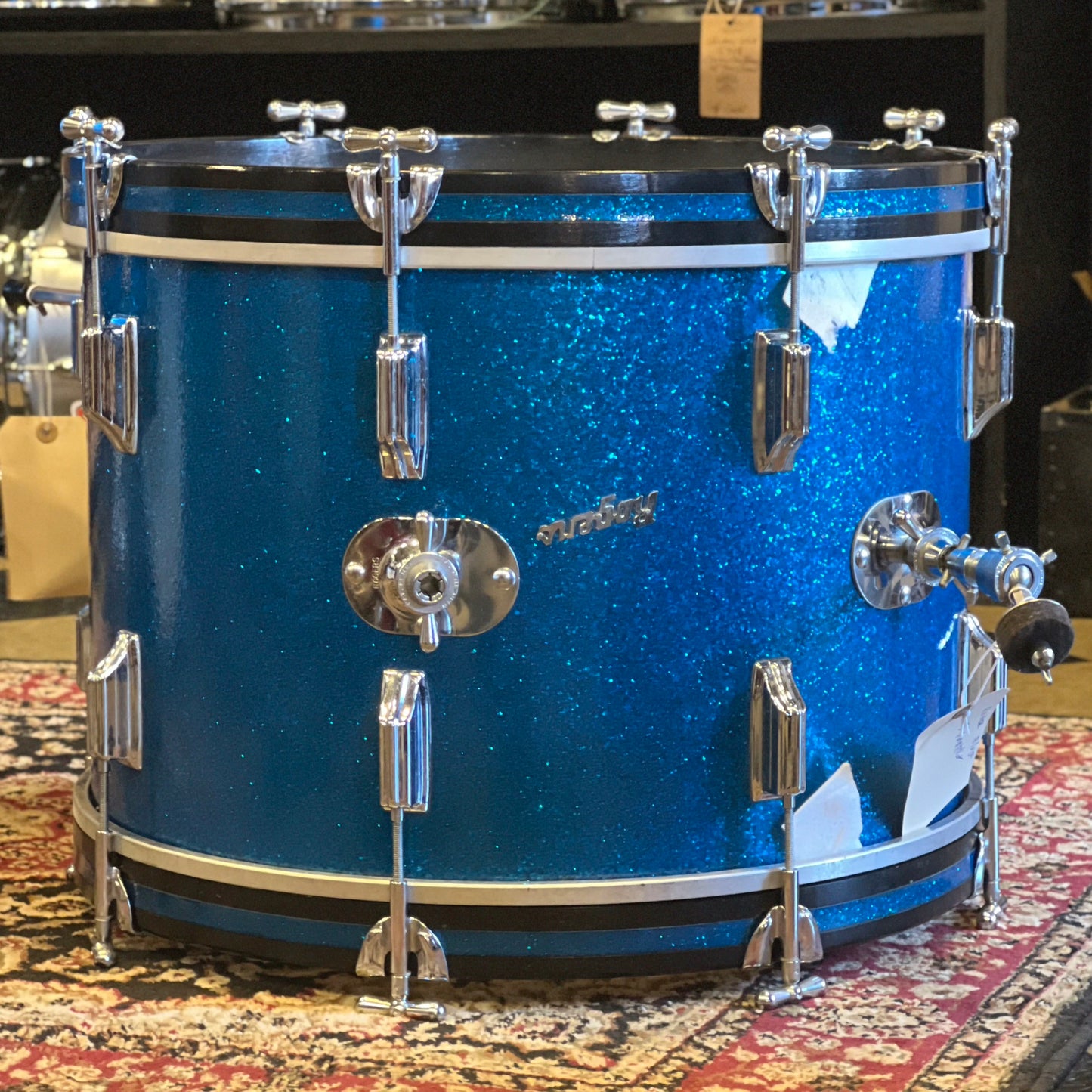 VINTAGE 1960's Rogers Cleveland-Dayton Transition Holiday Outfit in Blue Sparkle - 14x20, 8x12, 16x16