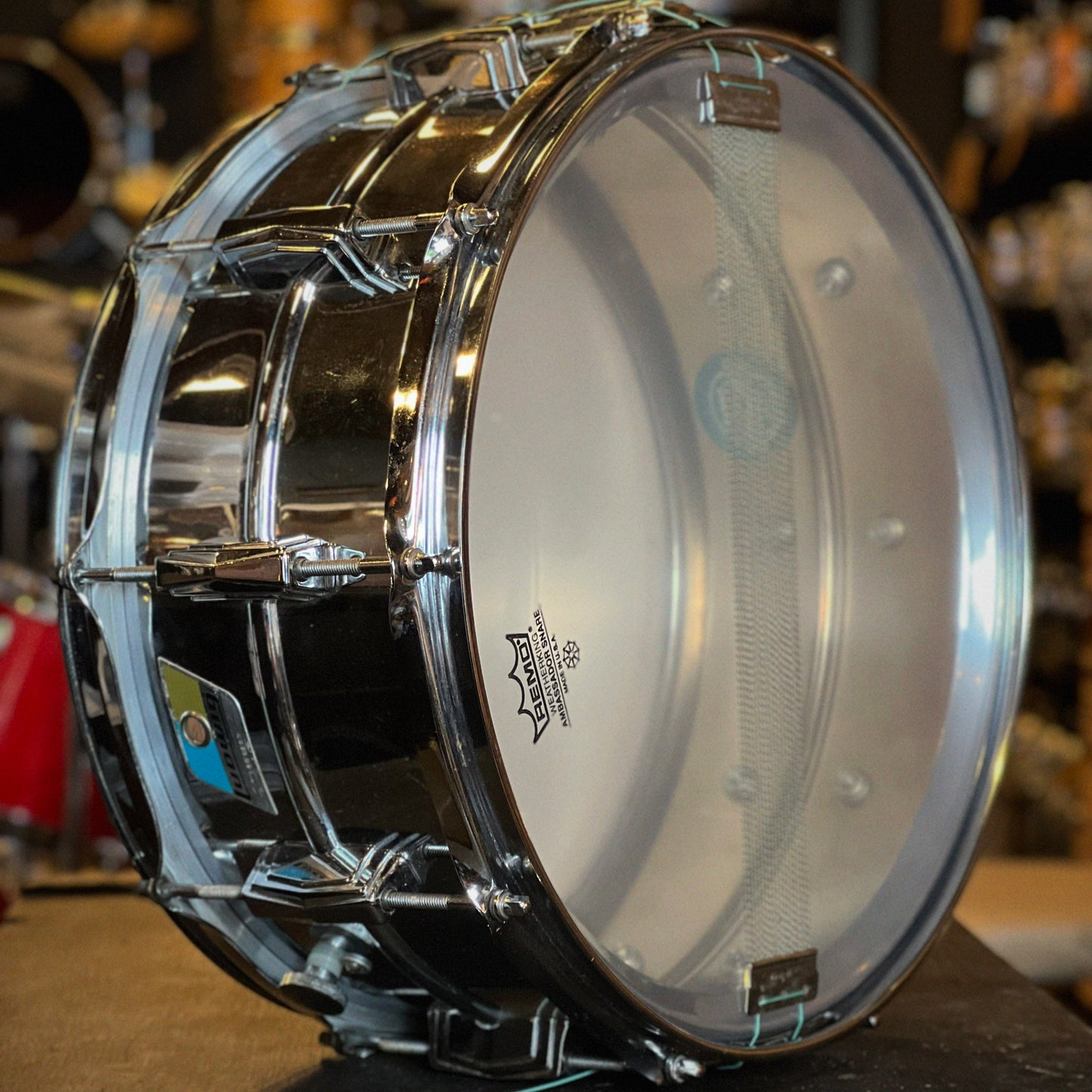 VINTAGE 1970 Ludwig 6.5x14 Ludwig LM402 Supraphonic Snare Drum