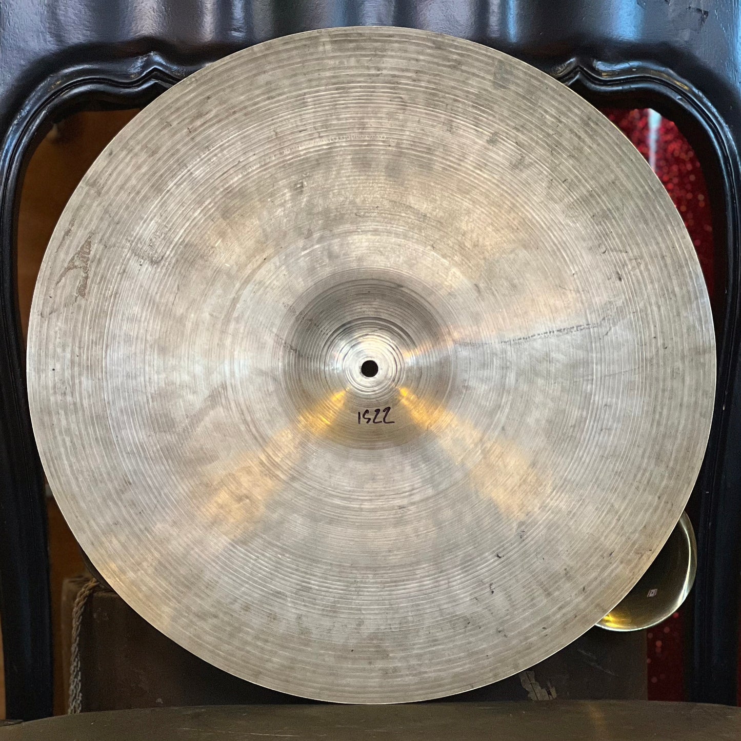 VINTAGE 1950's A. Zildjian 18" Hollow Stamp Medium Thin Crash Cymbal - 1522g