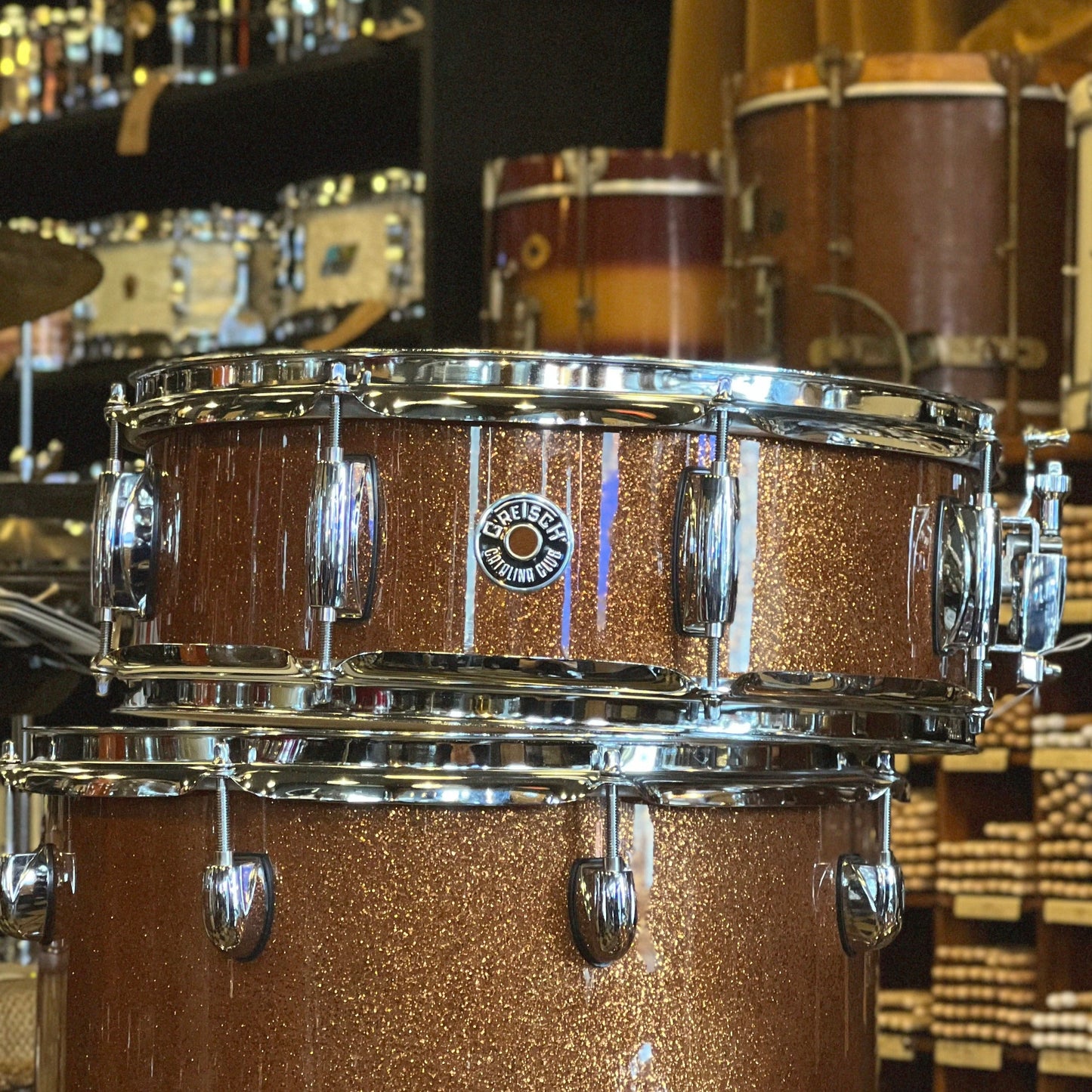 NEW Gretsch Catalina Club Bop Drum Set in Copper Sparkle