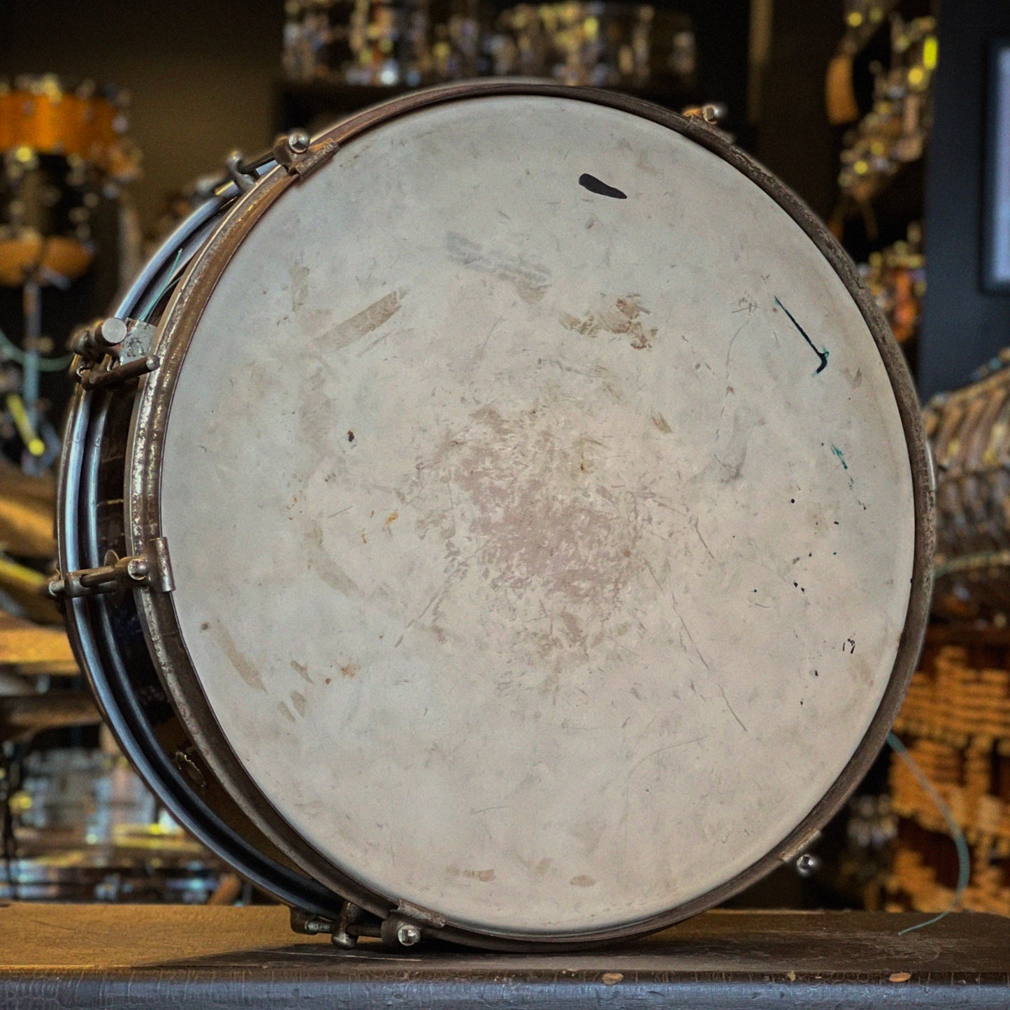 VINTAGE 1960's Kent 5x14 Single Tension Snare Drum in Mahogany Gloss