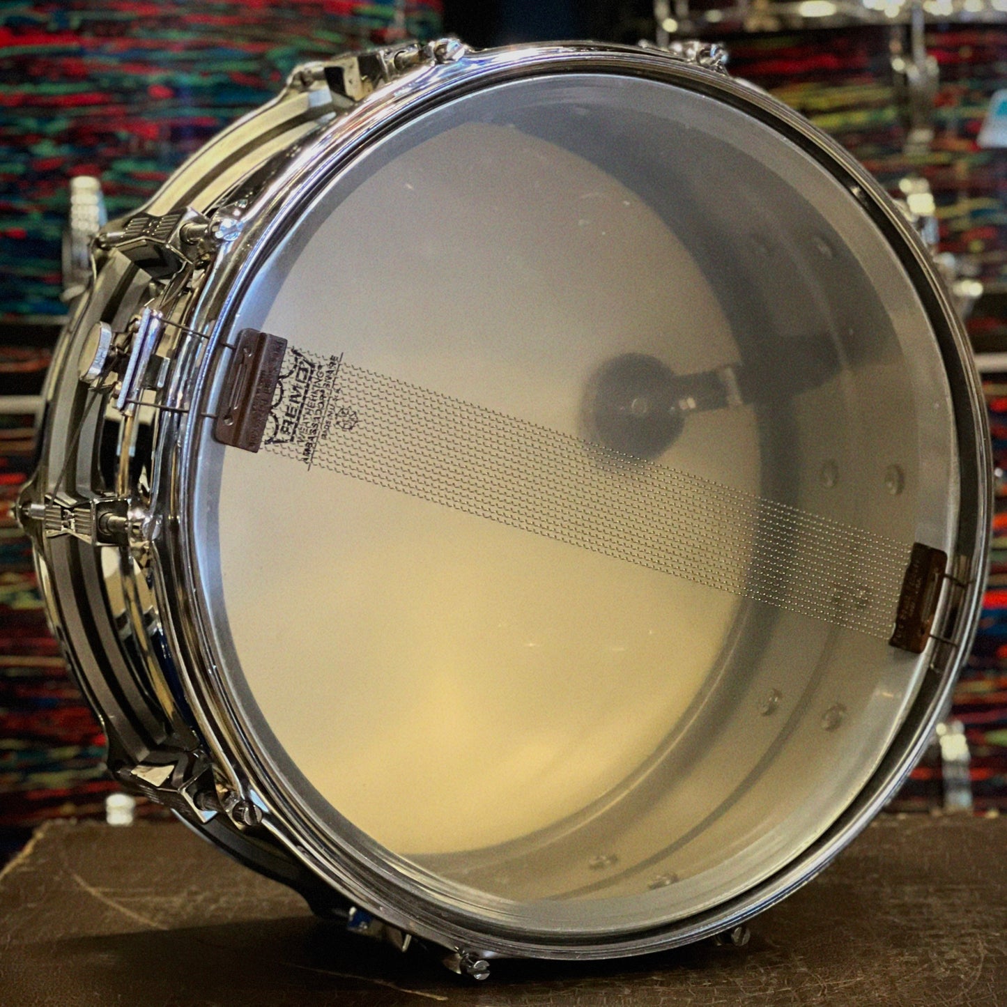 VINTAGE 1975 Sonor 6.5x14 "D556 Centennial Phonic" Ferro-Manganese Steel Snare Drum