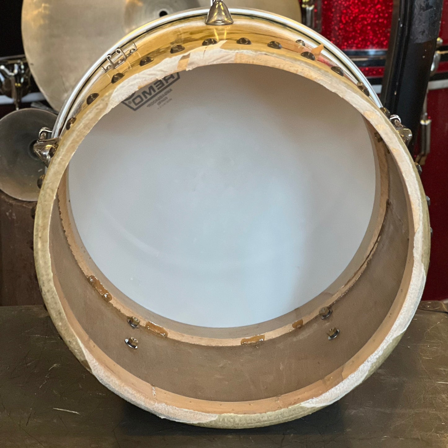 VINTAGE 1939 WFL 12" Tacked Tom in Marble Lacquer