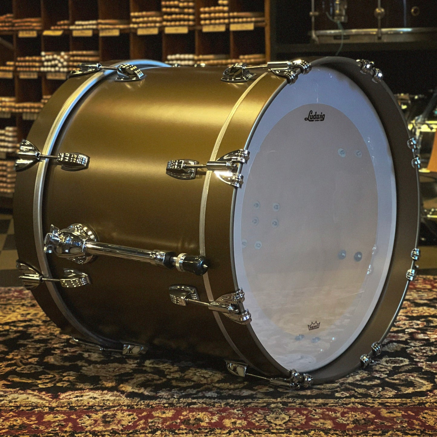 NEW Ludwig Classic Maple Bop (Jazzette) Outfit in Vintage Bronze Mist - 14x18, 8x12, 14x14