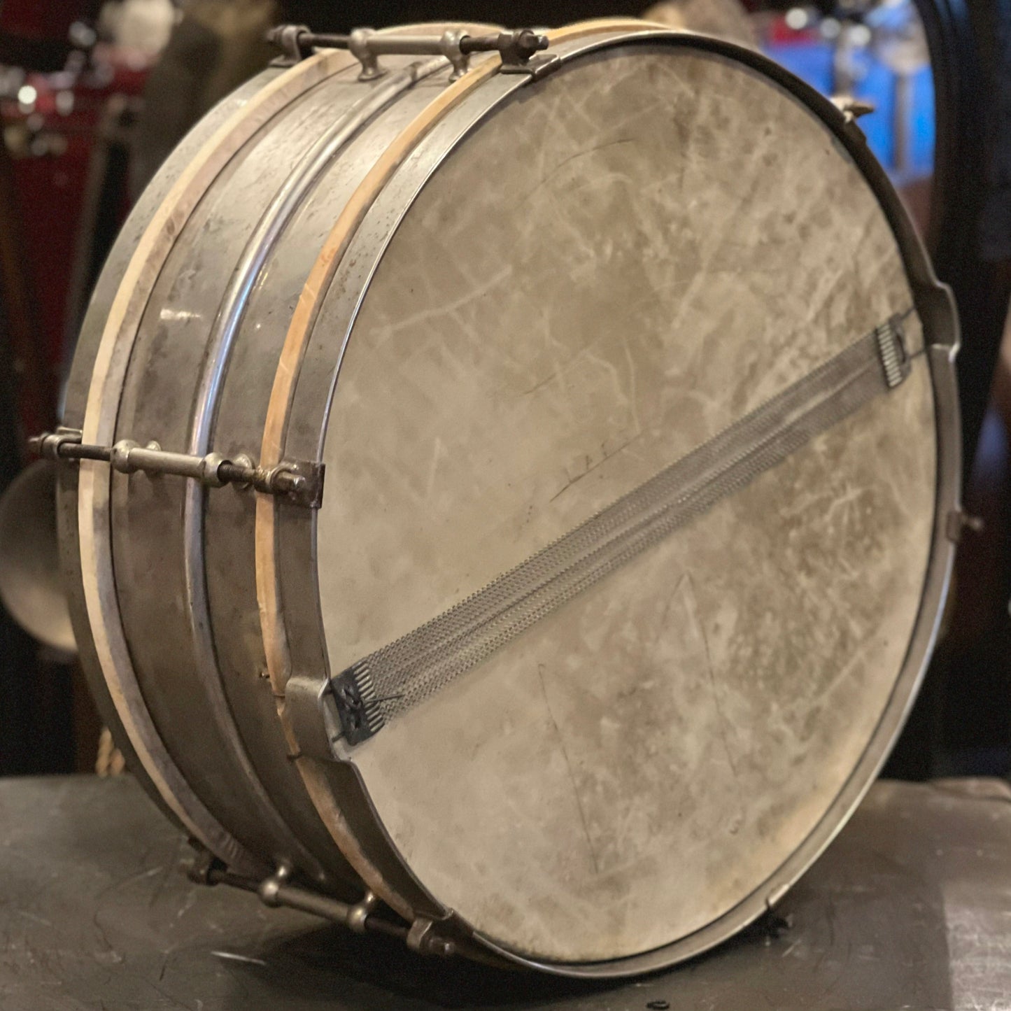 VINTAGE 1920's Ludwig 5x14 Universal Model Snare Drum