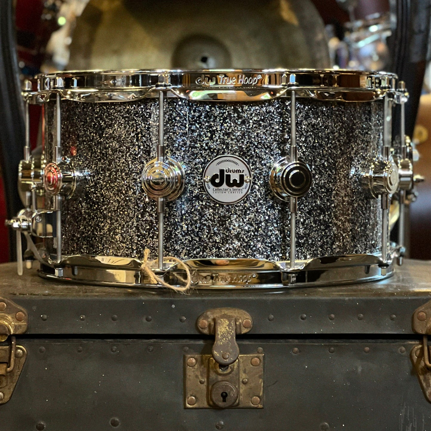 NEW DW Collector's 7x14 Standard Maple Snare Drum in Black Galaxy Finish Ply