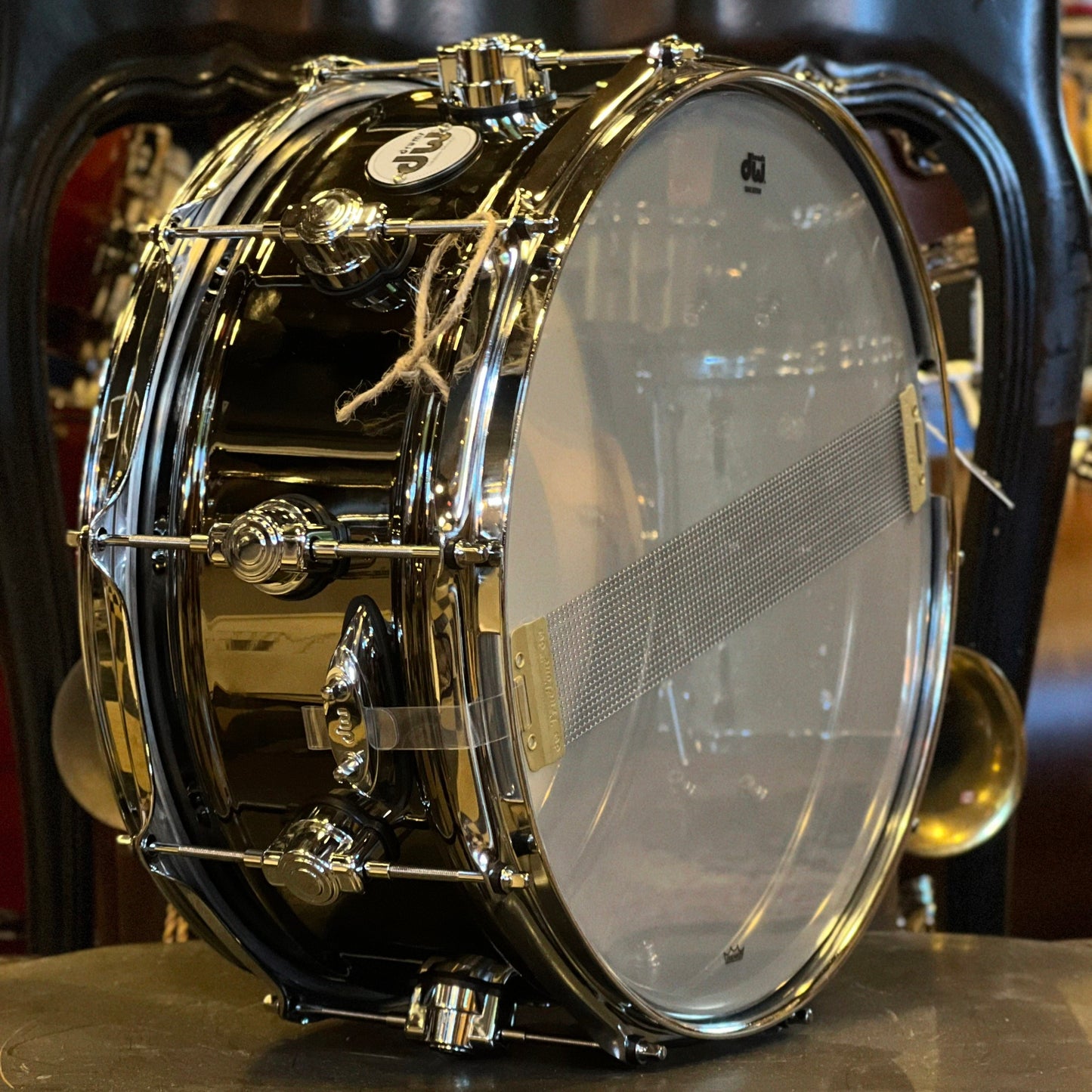 NEW DW 6.5x14 Design Black Nickel over Brass Snare Drum