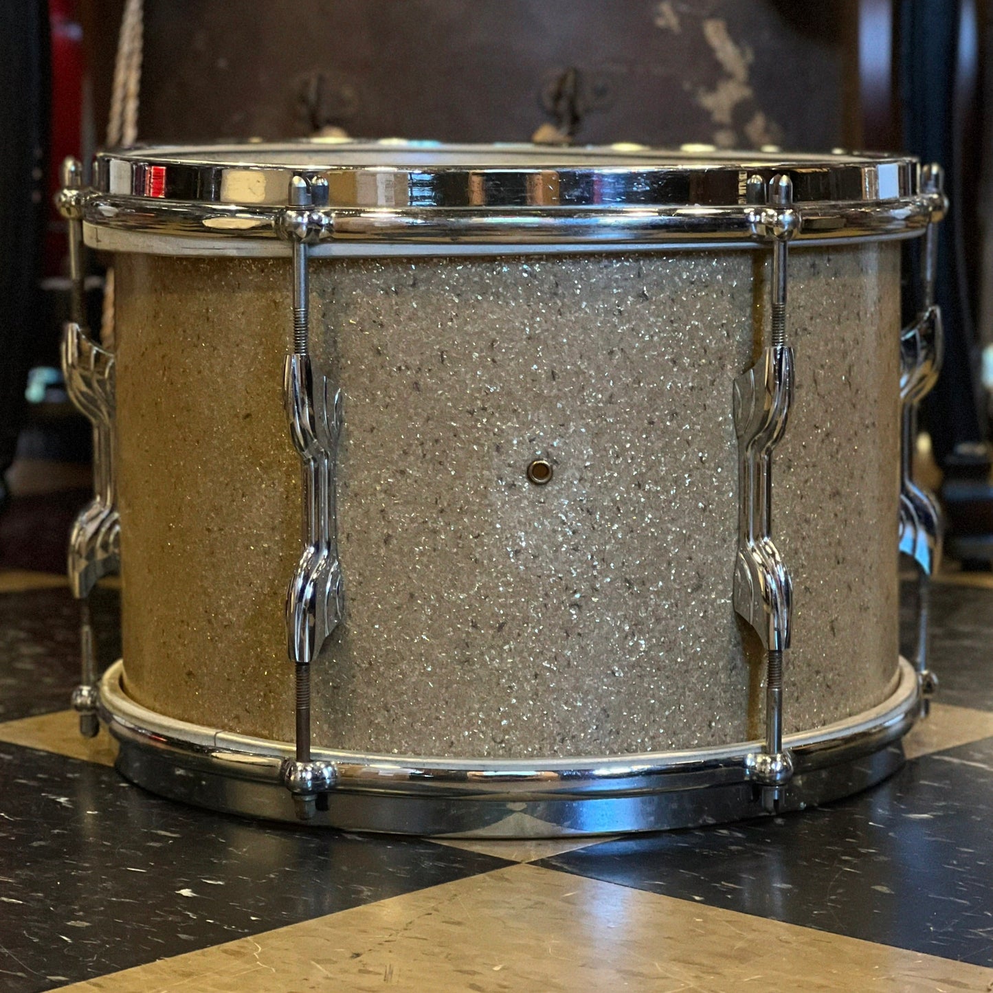 VINTAGE 1950's Premier Big Band Outfit in Champagne Sparkle - 14x22, 8x12, 16x16, & 5x14