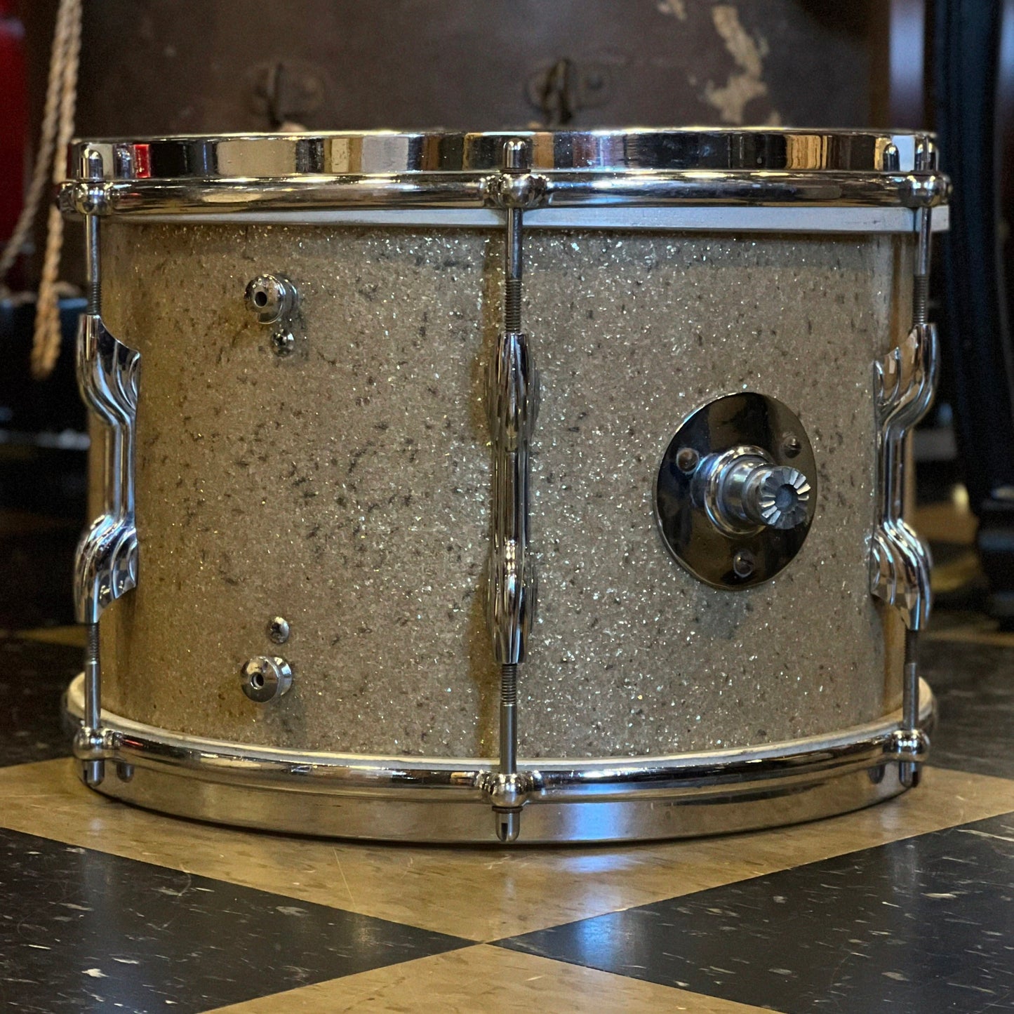 VINTAGE 1950's Premier Big Band Outfit in Champagne Sparkle - 14x22, 8x12, 16x16, & 5x14