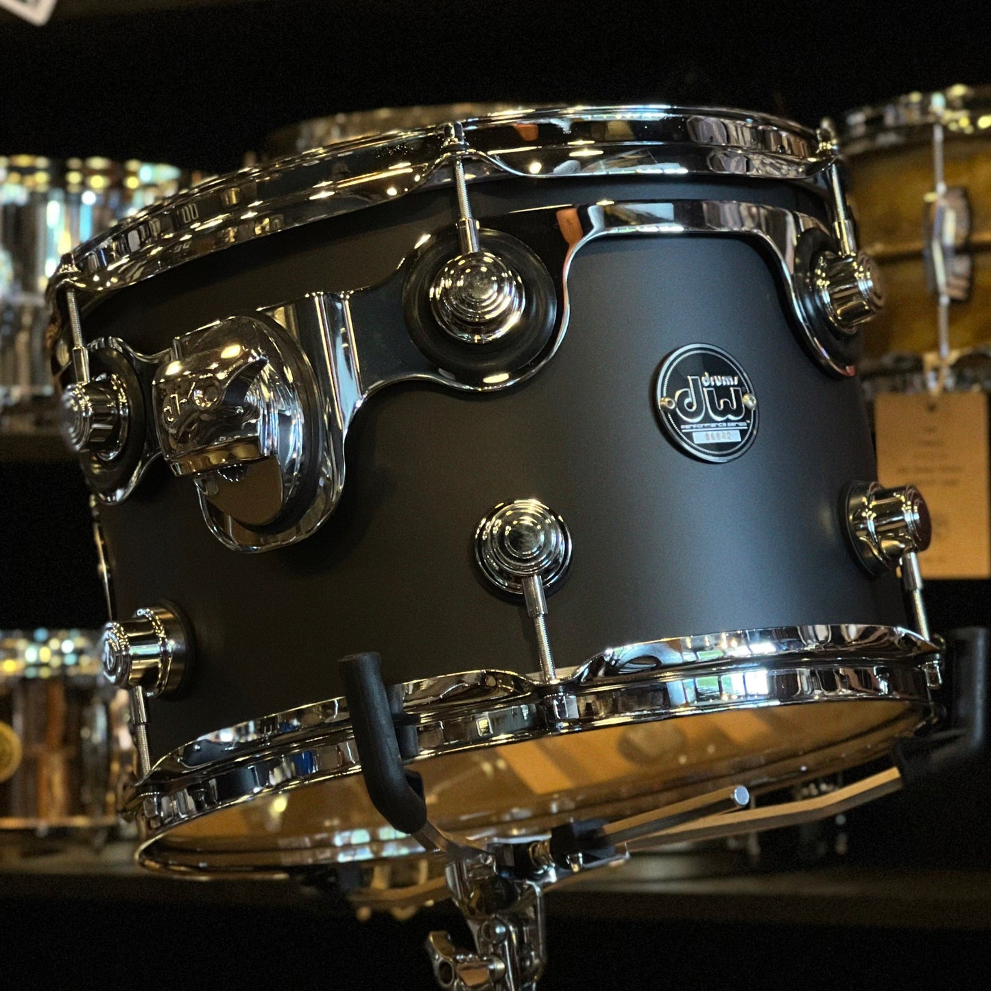 NEW Floor Model DW Performance Series Drum Set in Satin Charcoal Metallic - 14x18, 8x12, 14x14
