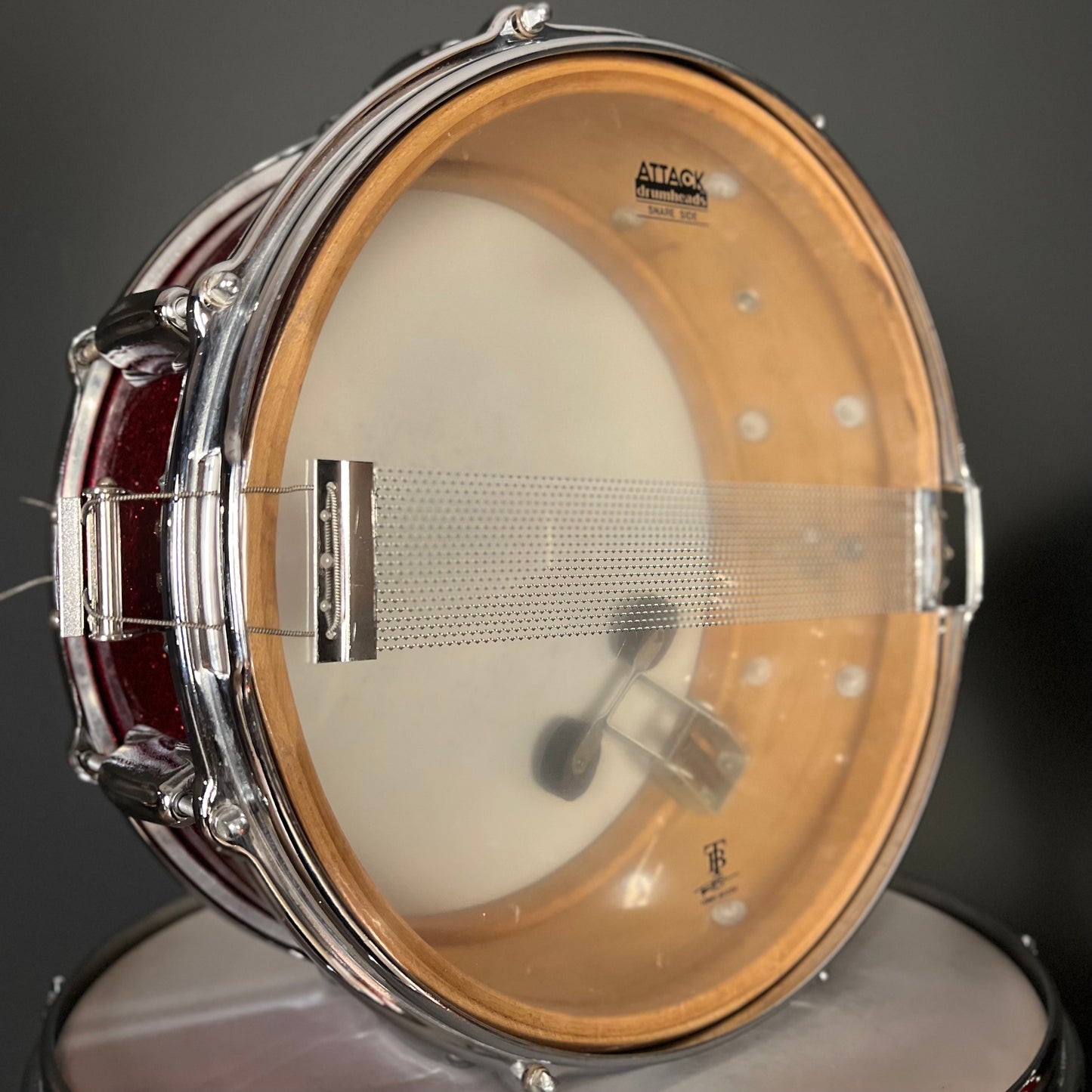 VINTAGE 1960's Slingerland Gene Krupa Outfit in Red Sparkle - 14x20, 8x12, 16x16 & 5x14
