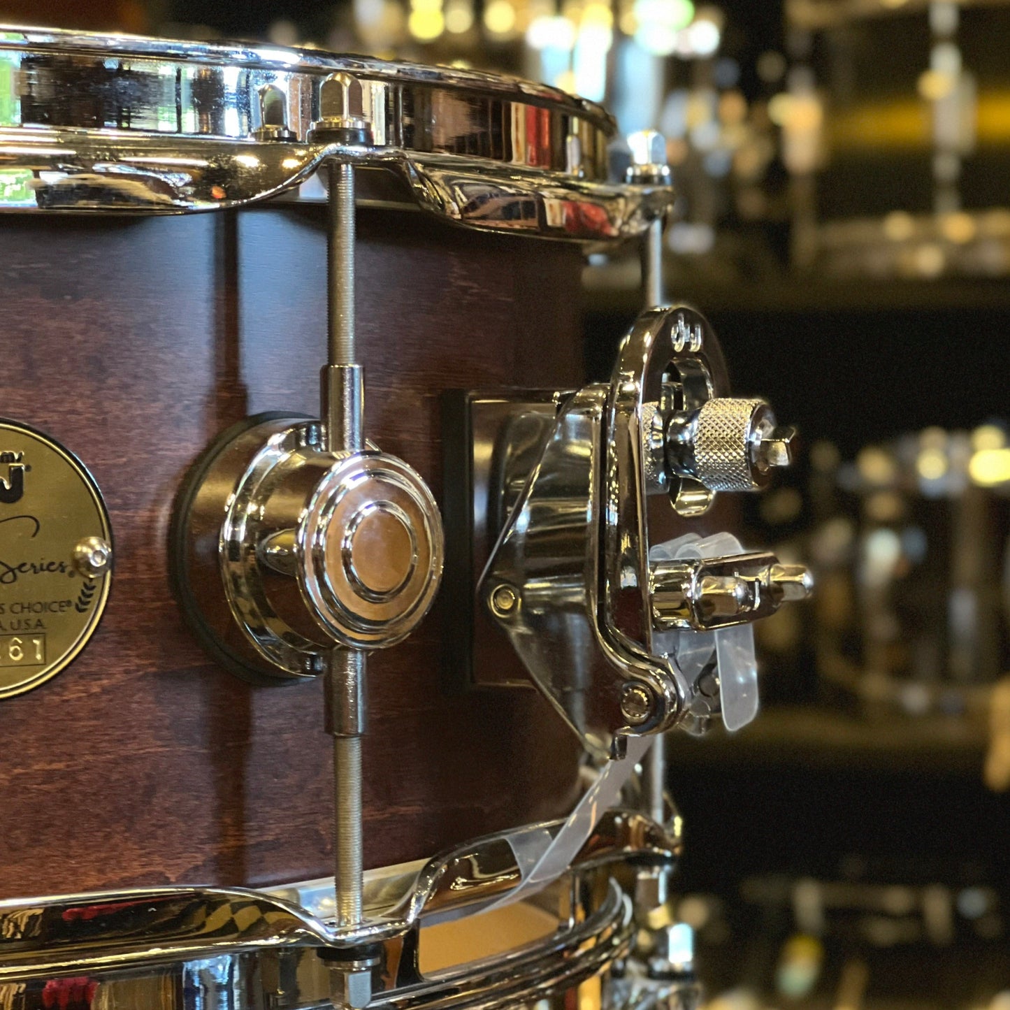 NEW DW Collector's Jazz Series Maple/Gum Drum Set in Mahogany Satin Oil - 14x18, 8x12, 14x14 & 5.5x14