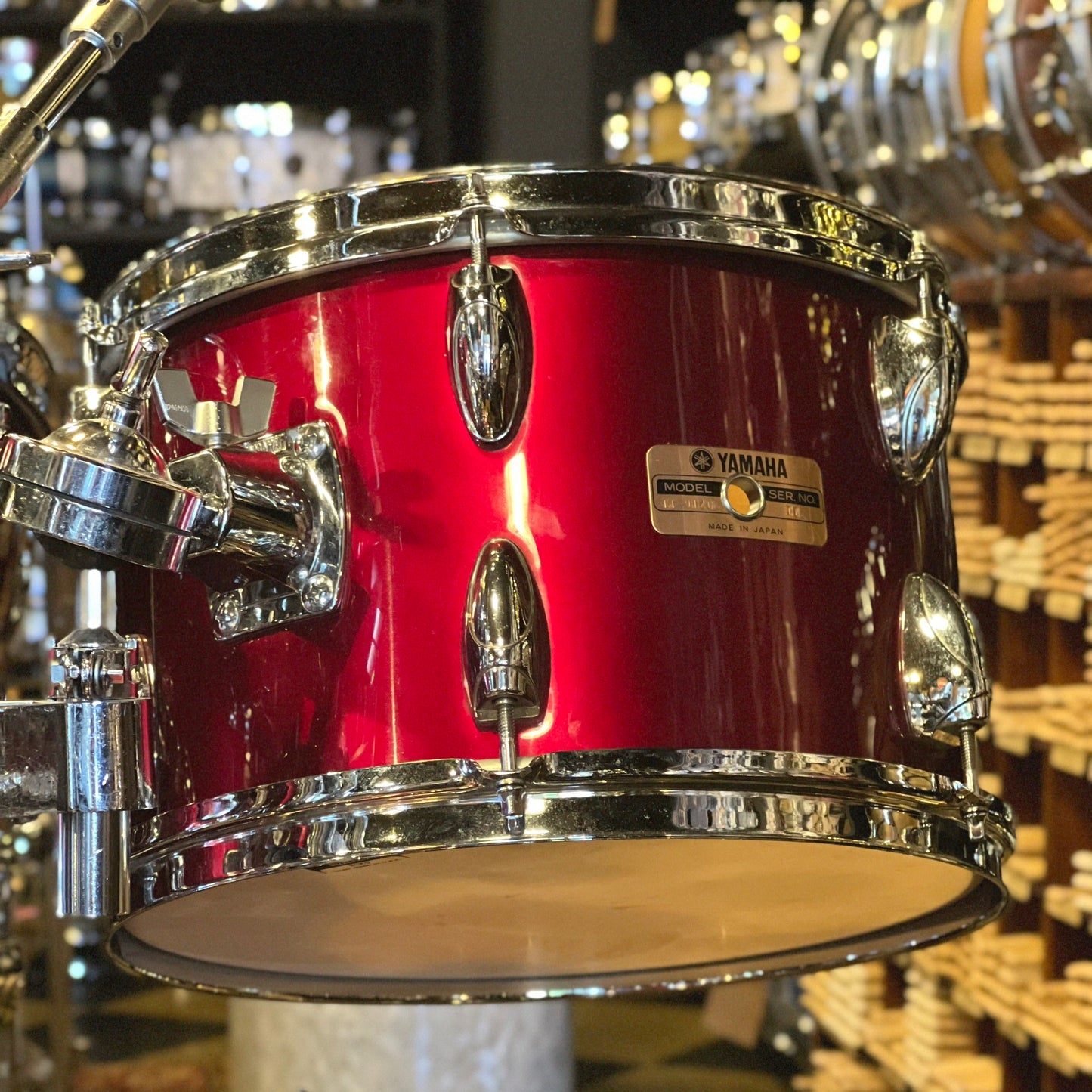VINTAGE 1980's Yamaha YD-9000 Drum Set in Garnet Red - 14x22, 8x12, 9x13, 16x16