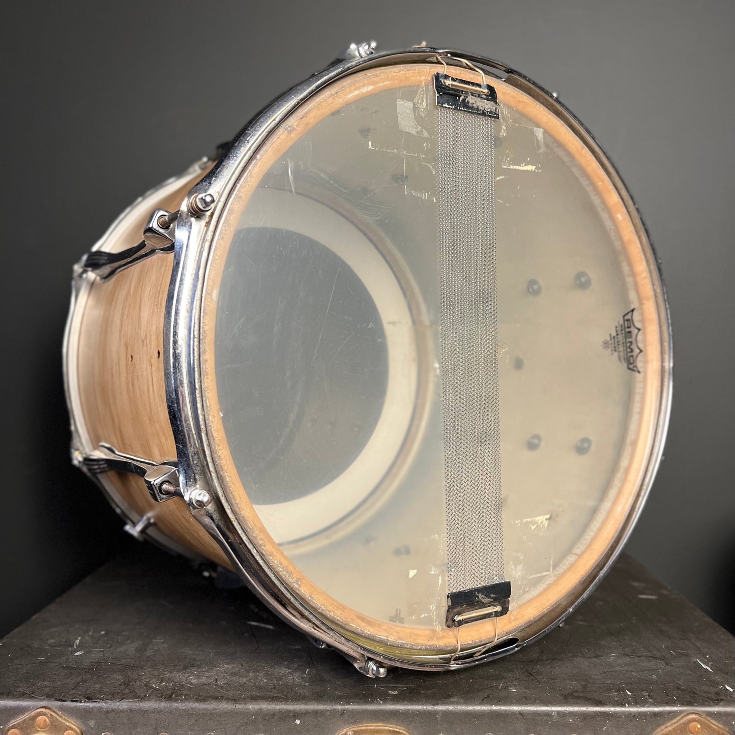 VINTAGE 1960s Ludwig 12x15 Floor Tom to Snare Convert in Natural Wood