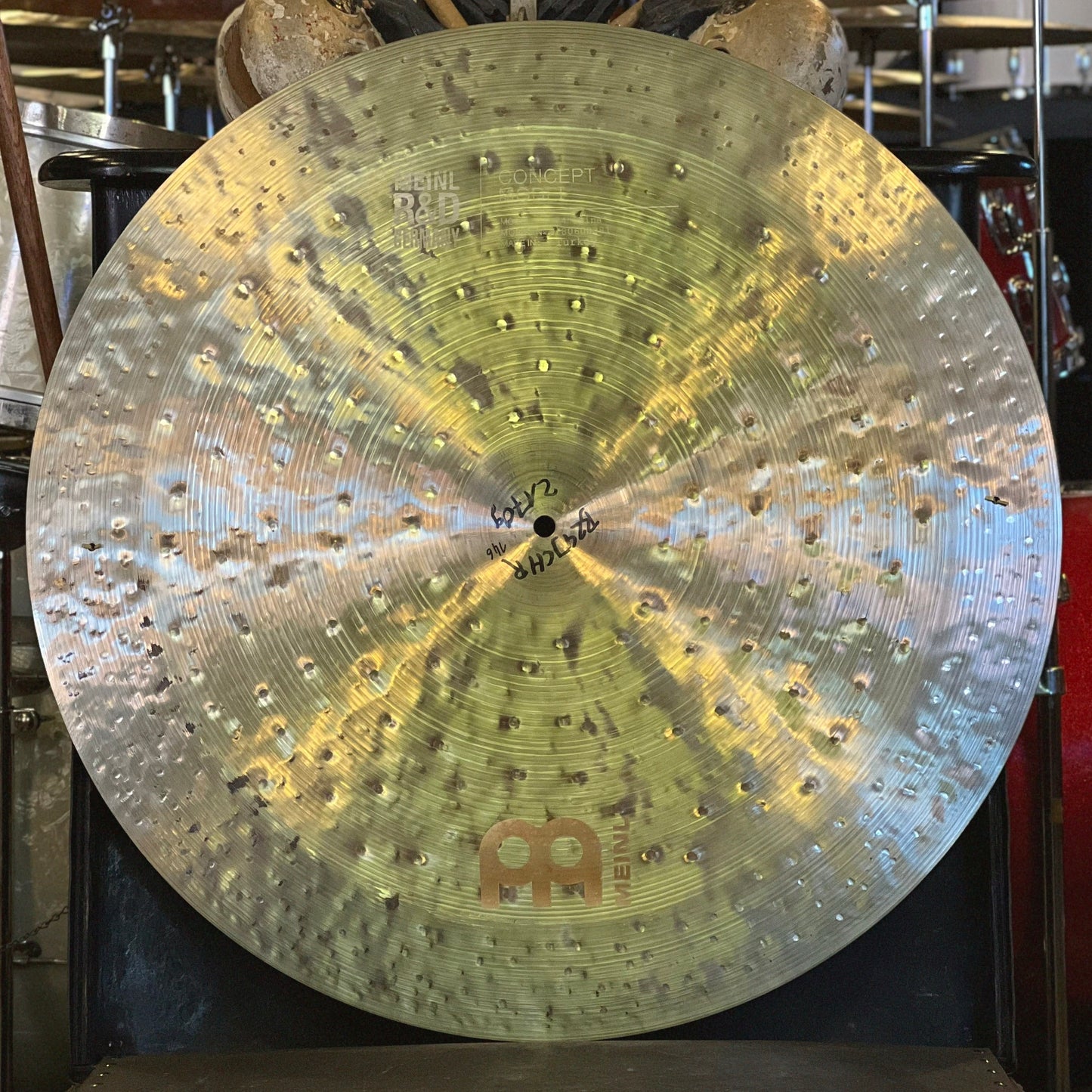 USED Meinl 24" Byzance R&D Thin Jazz China-Ride w/ Two Rivets - 2172g