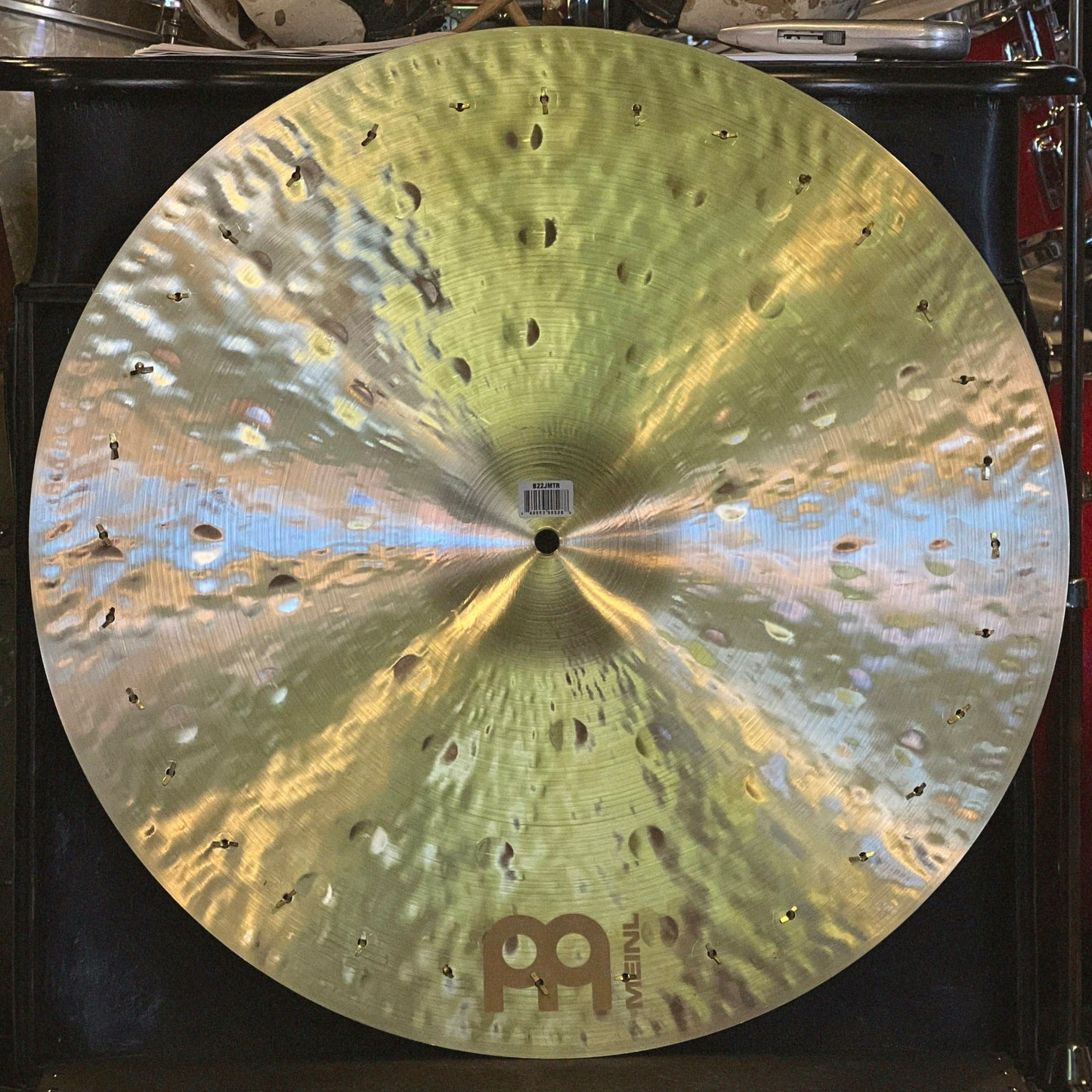 USED Meinl 22" Byzance Jazz Medium-Thin Ride Cymbal w/ Thirty Two Rivets - 2504g