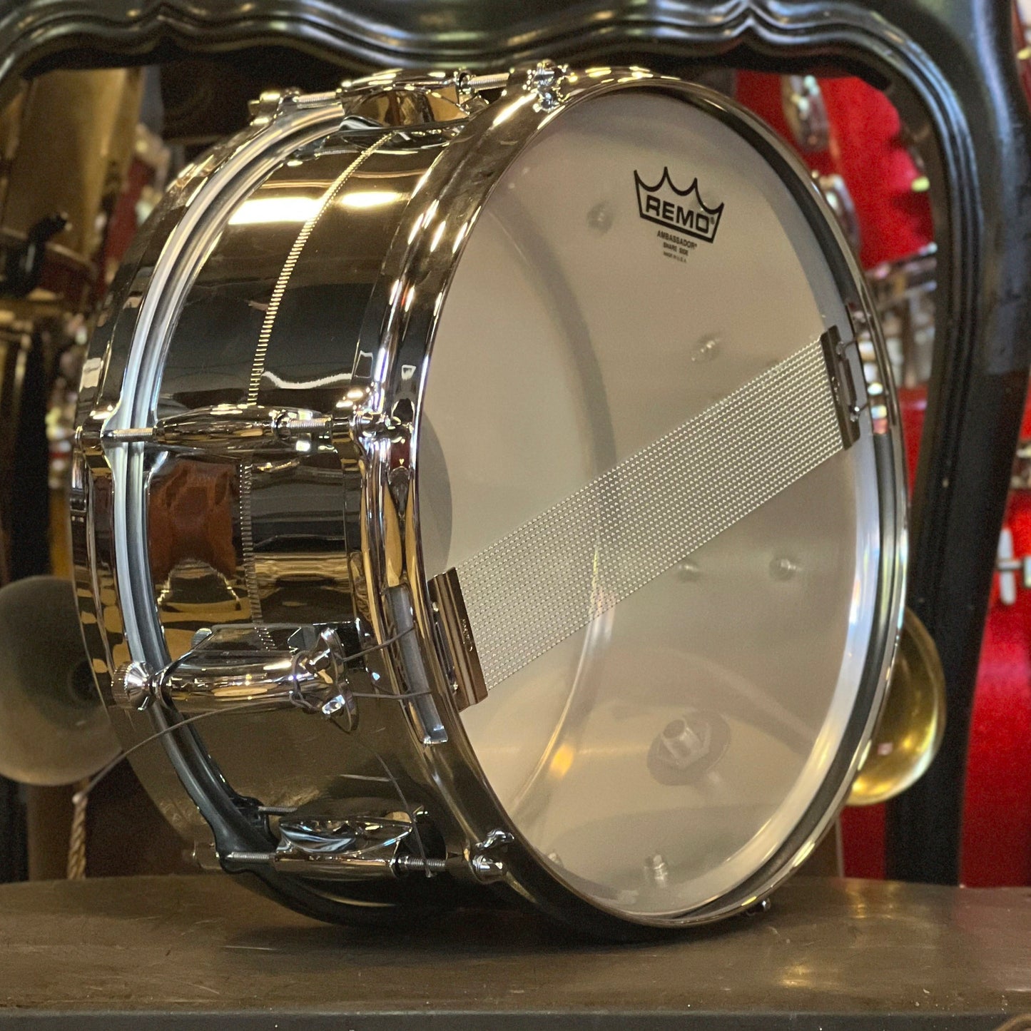 USED Gretsch 6x13 USA Chrome over Brass Snare Drum