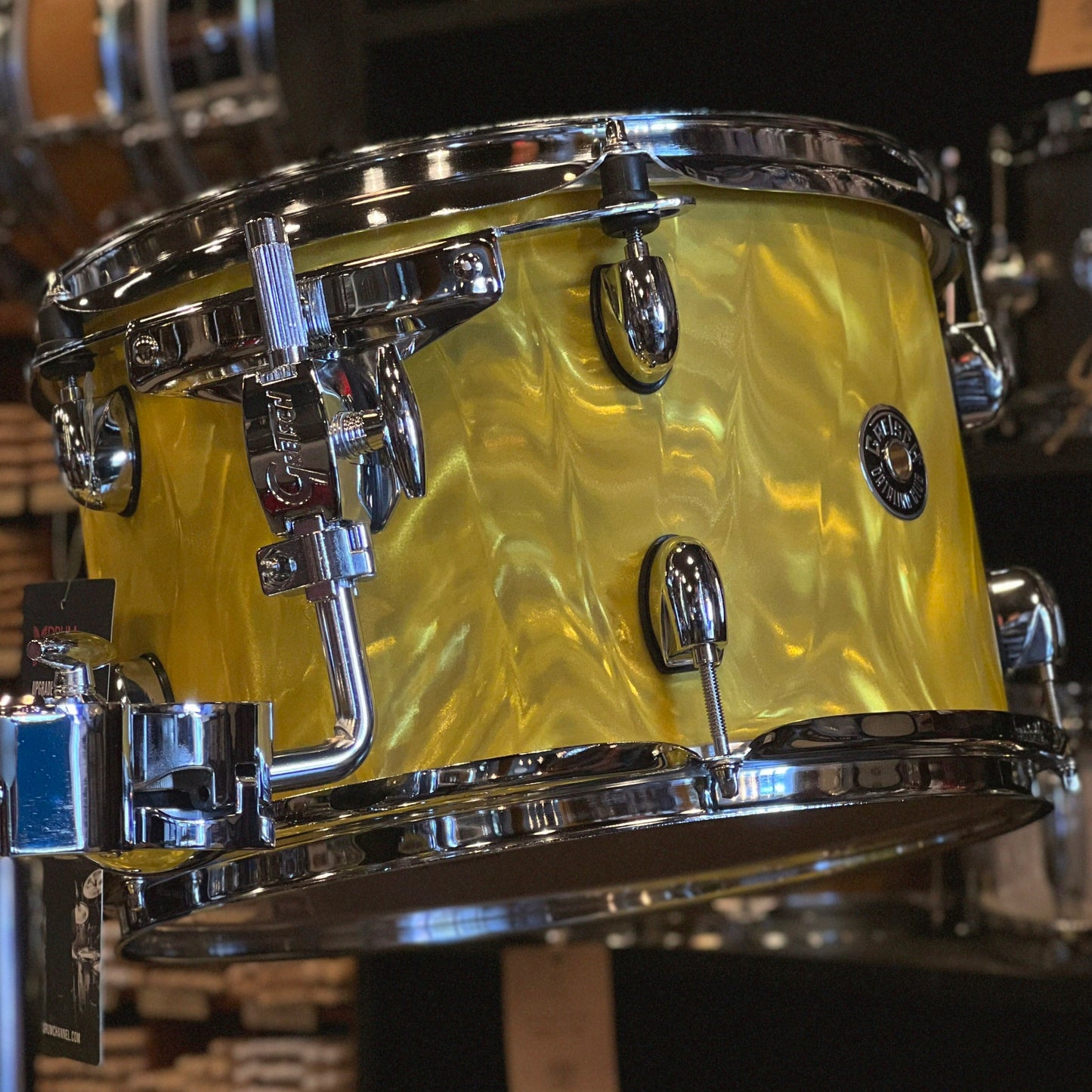 NEW Gretsch Catalina Club Bop Drum Set in Yellow Satin Flame - 14x18, 8x12, 14x14, 5x14