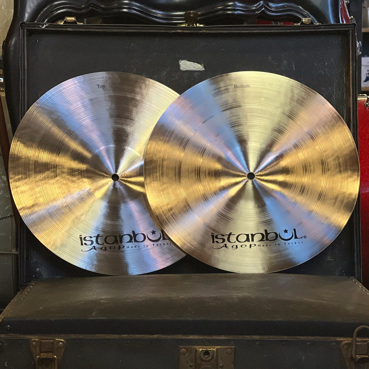 NEW Istanbul Agop 14" Xist Hi-Hat Cymbals - Natural Finish - 978/1162g