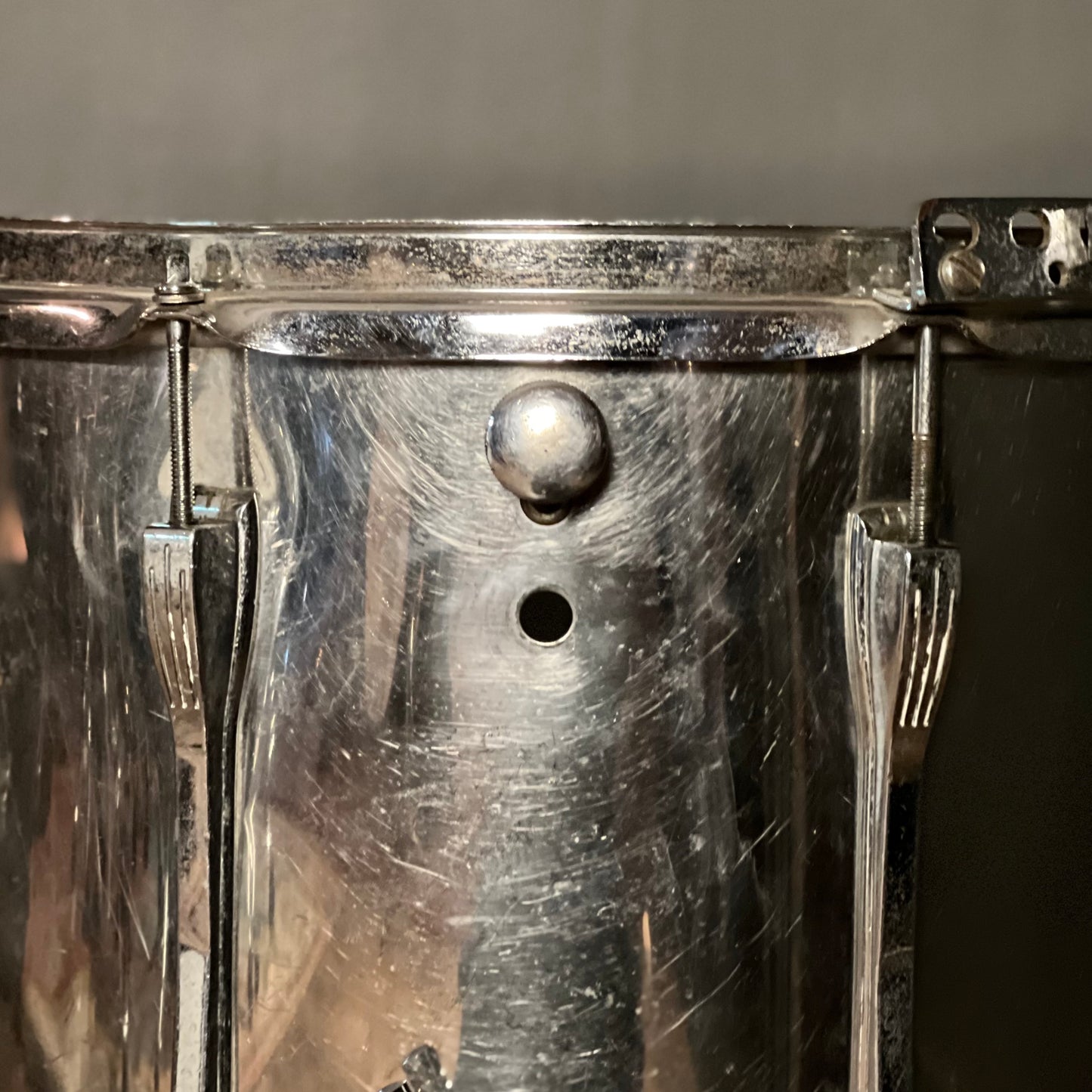 VINTAGE 1970's Ludwig 12x15 Challenger II Stainless Steel Marcher