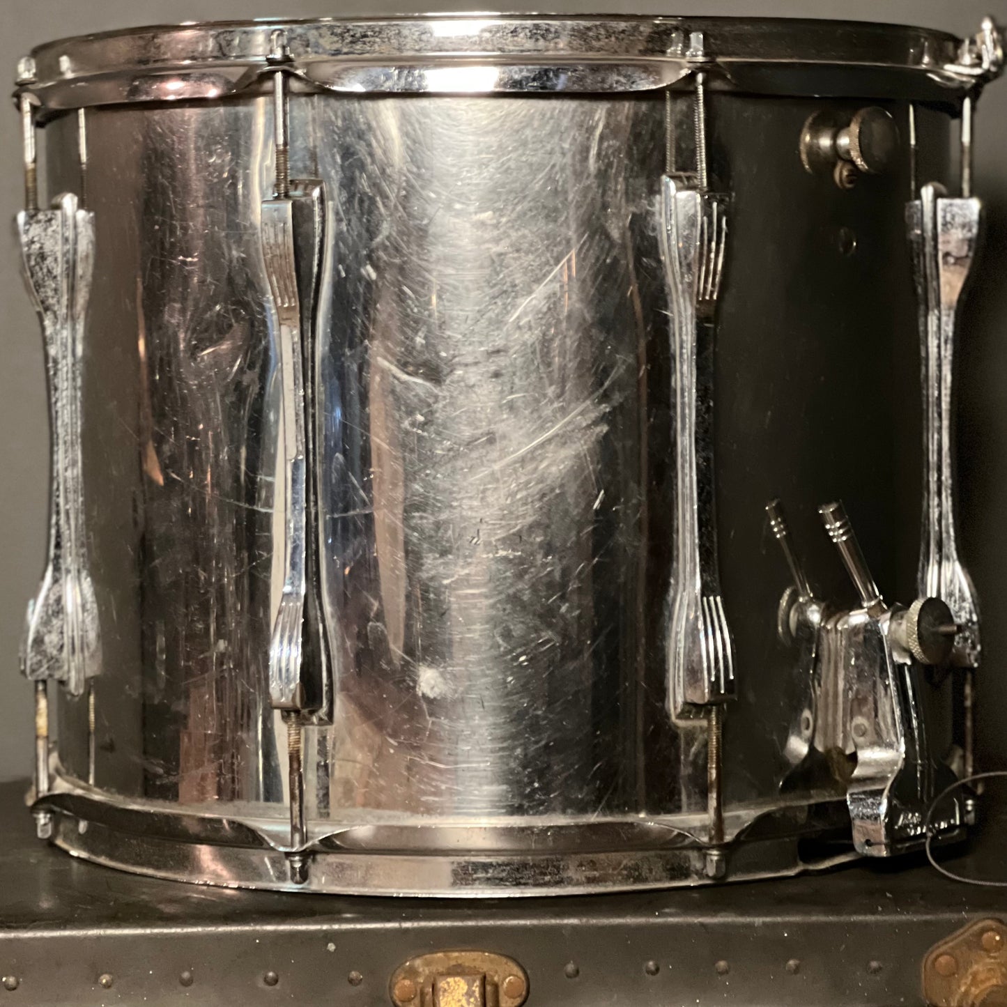 VINTAGE 1970's Ludwig 12x15 Challenger II Stainless Steel Marcher