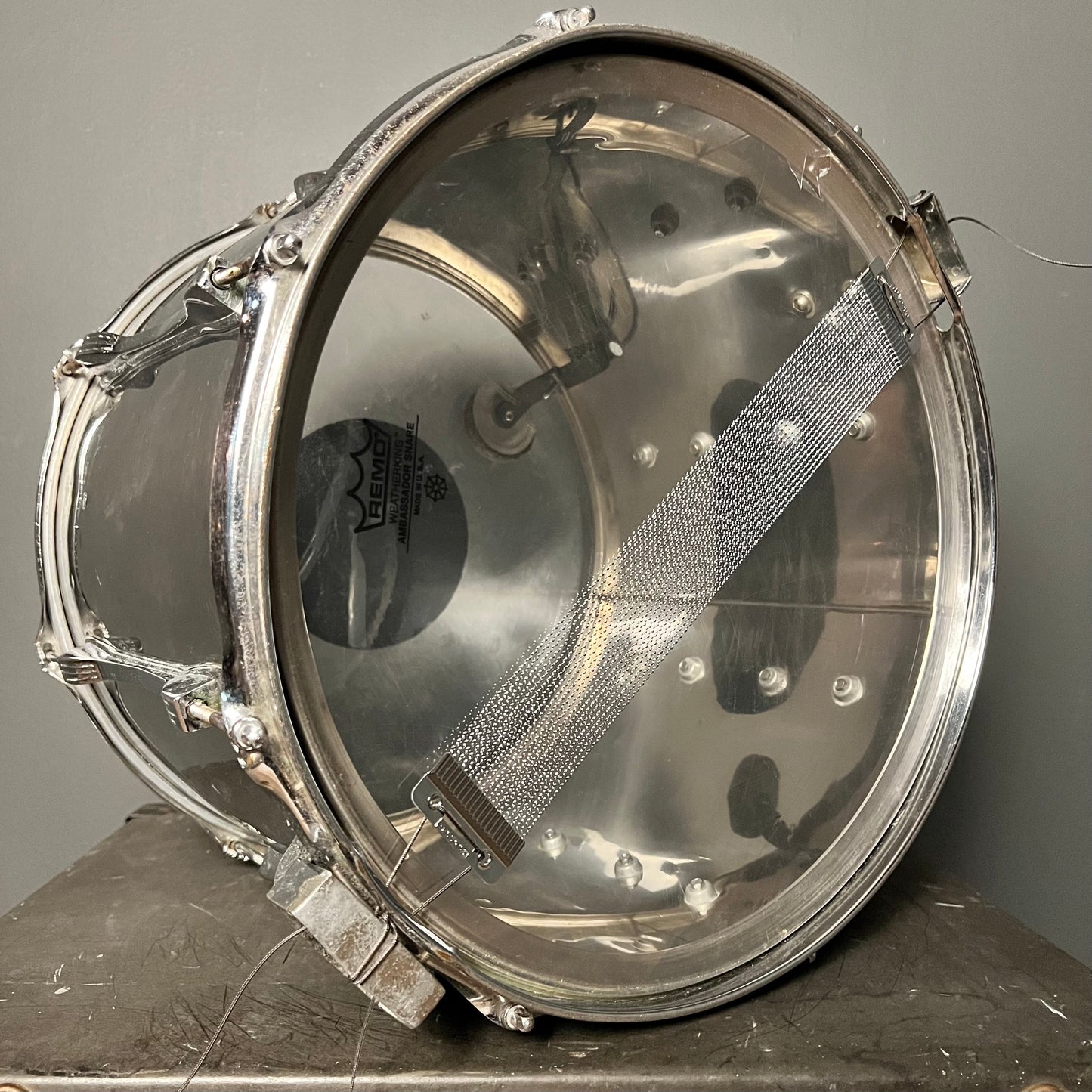 VINTAGE 1970's Ludwig 12x15 Challenger II Stainless Steel Marcher