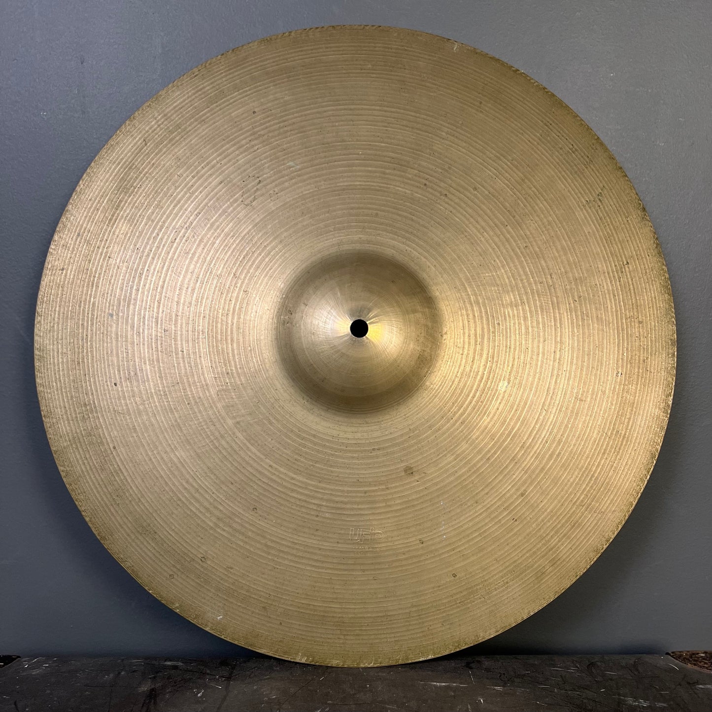 VINTAGE 1960's UFIP 18" Crash Cymbal - 1312g