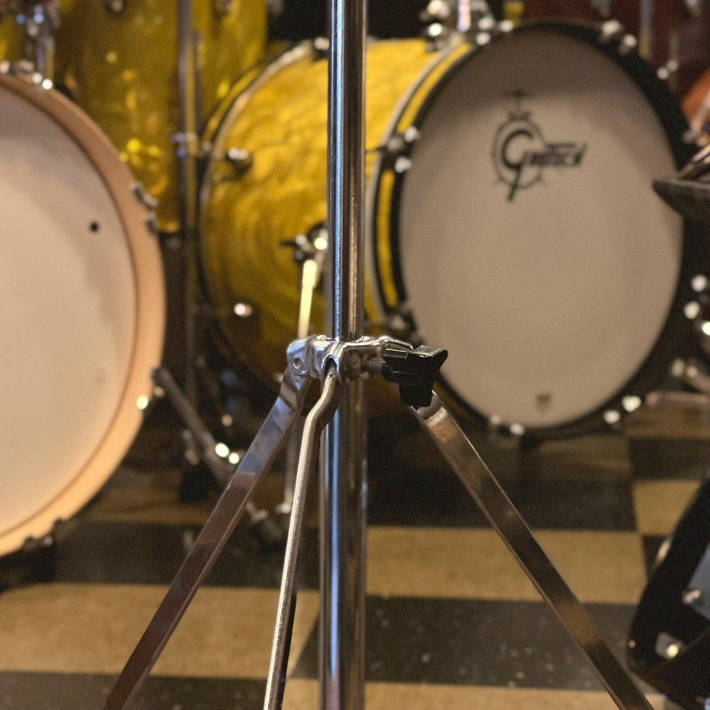 VINTAGE 1950's-1960's Slingerleedy Brass Timbales - 13" & 14"