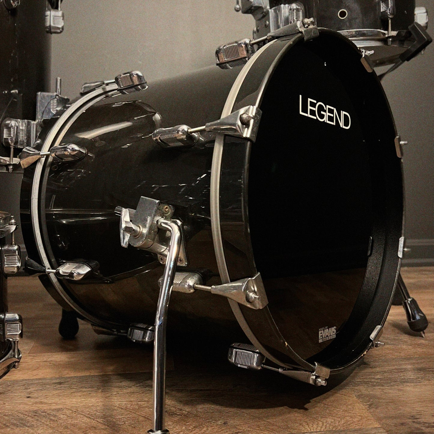USED 1996 Legend Bop Fusion Outfit in Ebony Gloss - 16x18, 9x10, 10x12, 14x14