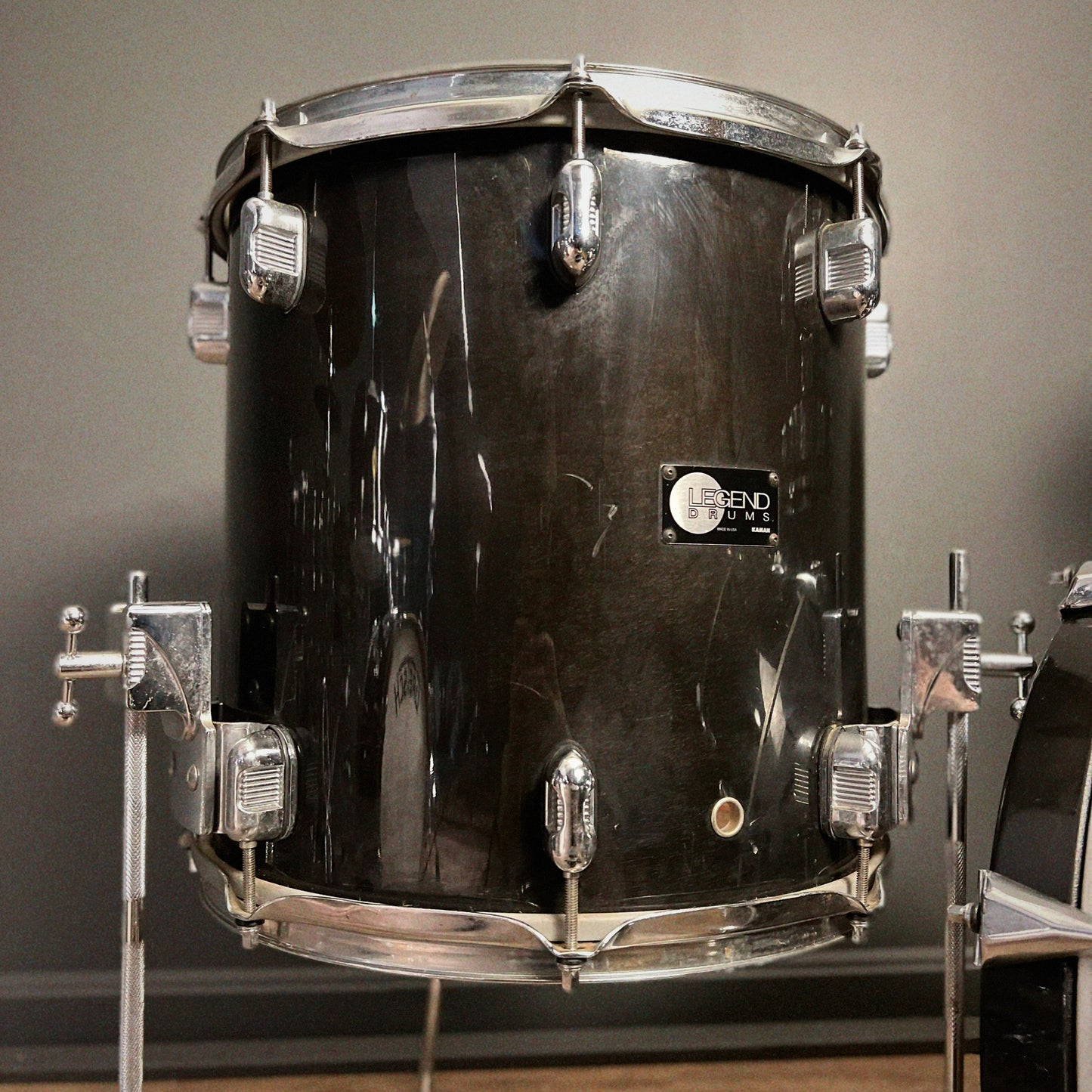 USED 1996 Legend Bop Fusion Outfit in Ebony Gloss - 16x18, 9x10, 10x12, 14x14